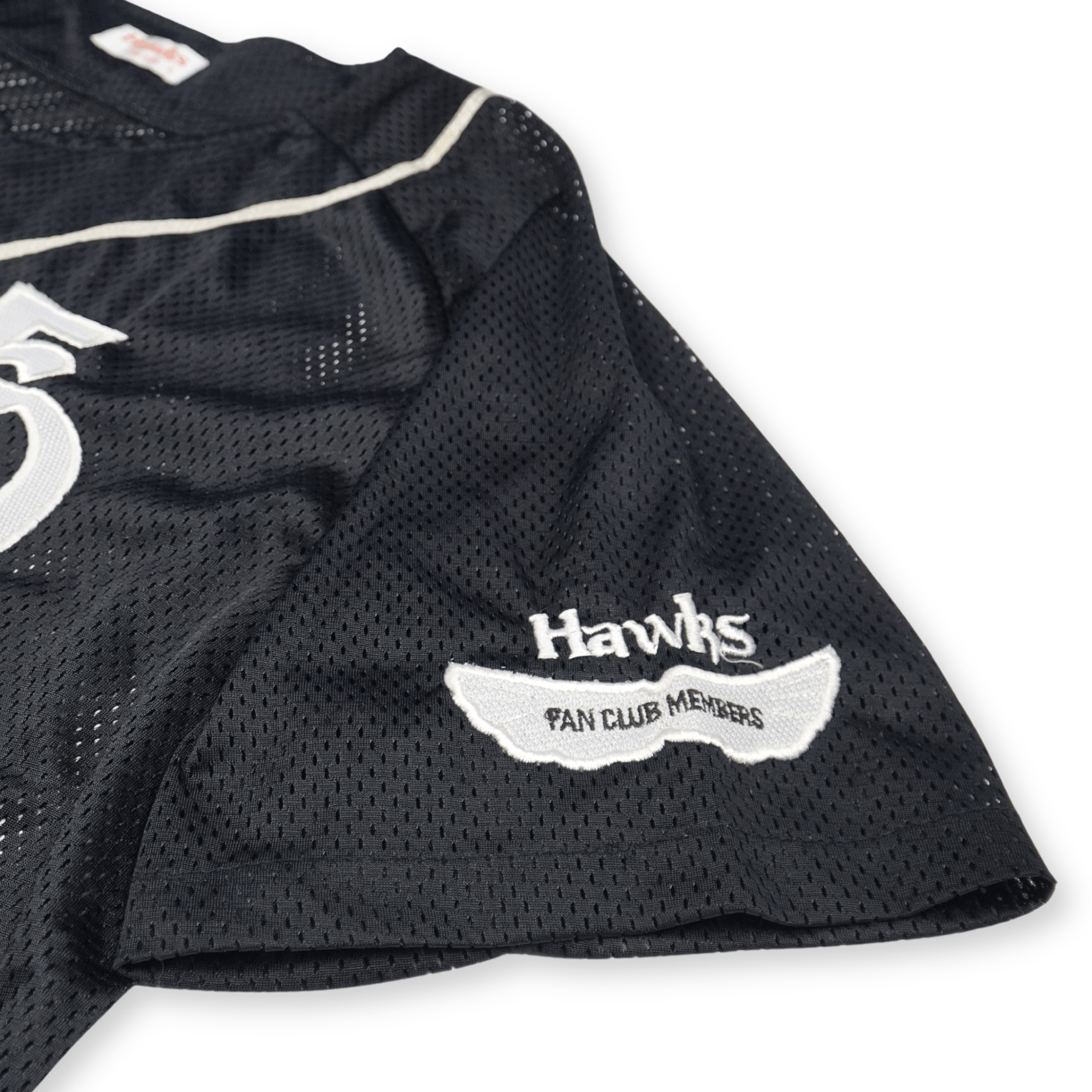 New Vintage NPB Fukuoka Daiei Hawks Fan Club Kenji Johjima Baseball Jersey Black - Sugoi JDM