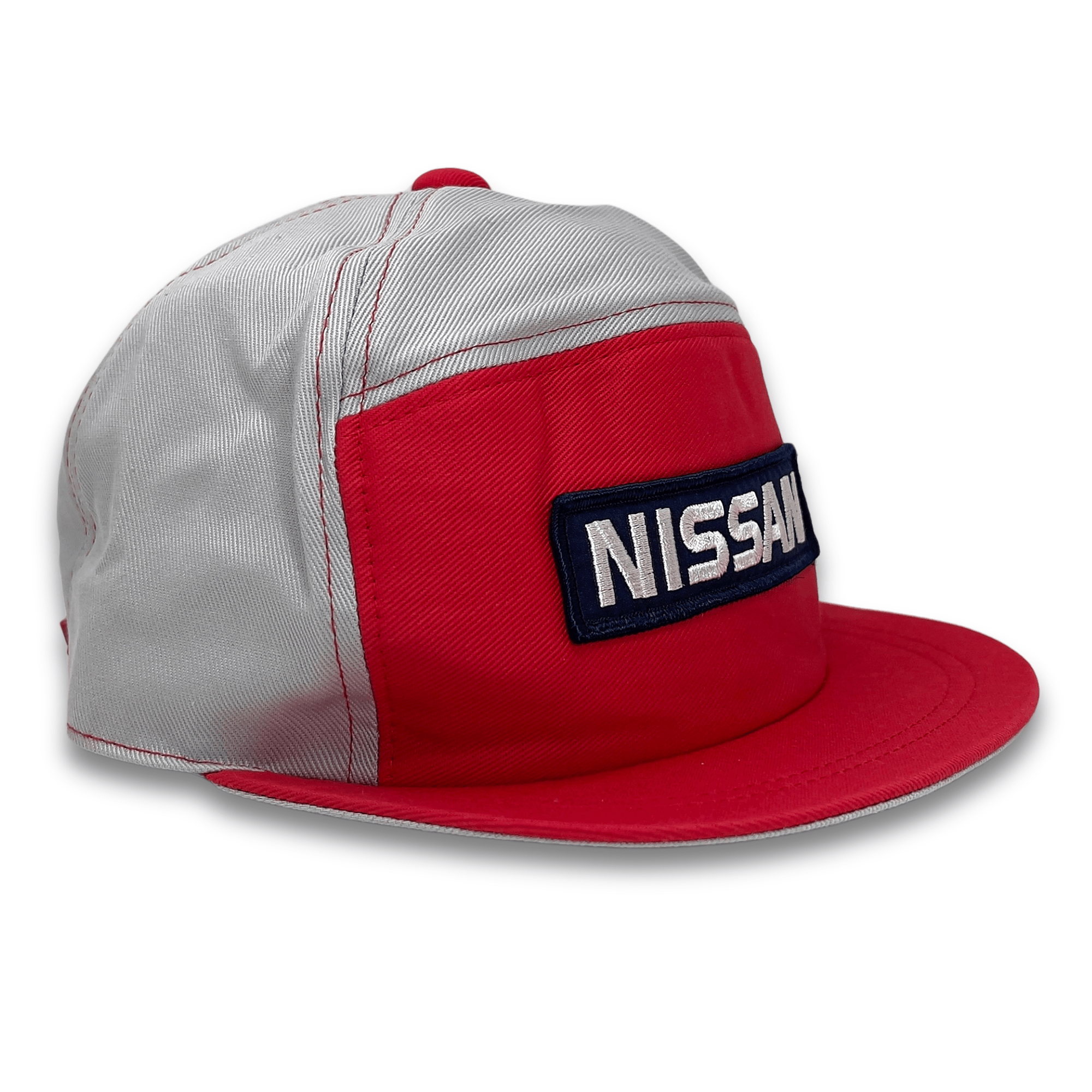 New Vintage Showa Era Japanese JDM Nissan Staff Red Stage Hat Cap Red - Sugoi JDM