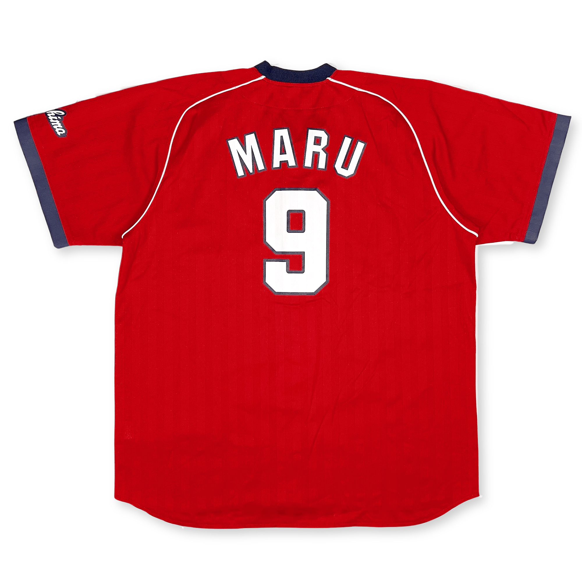 Official Ikkyu Retro Japan Hiroshima Carp Yoshihiro Maru Baseball Jersey 9 - Sugoi JDM