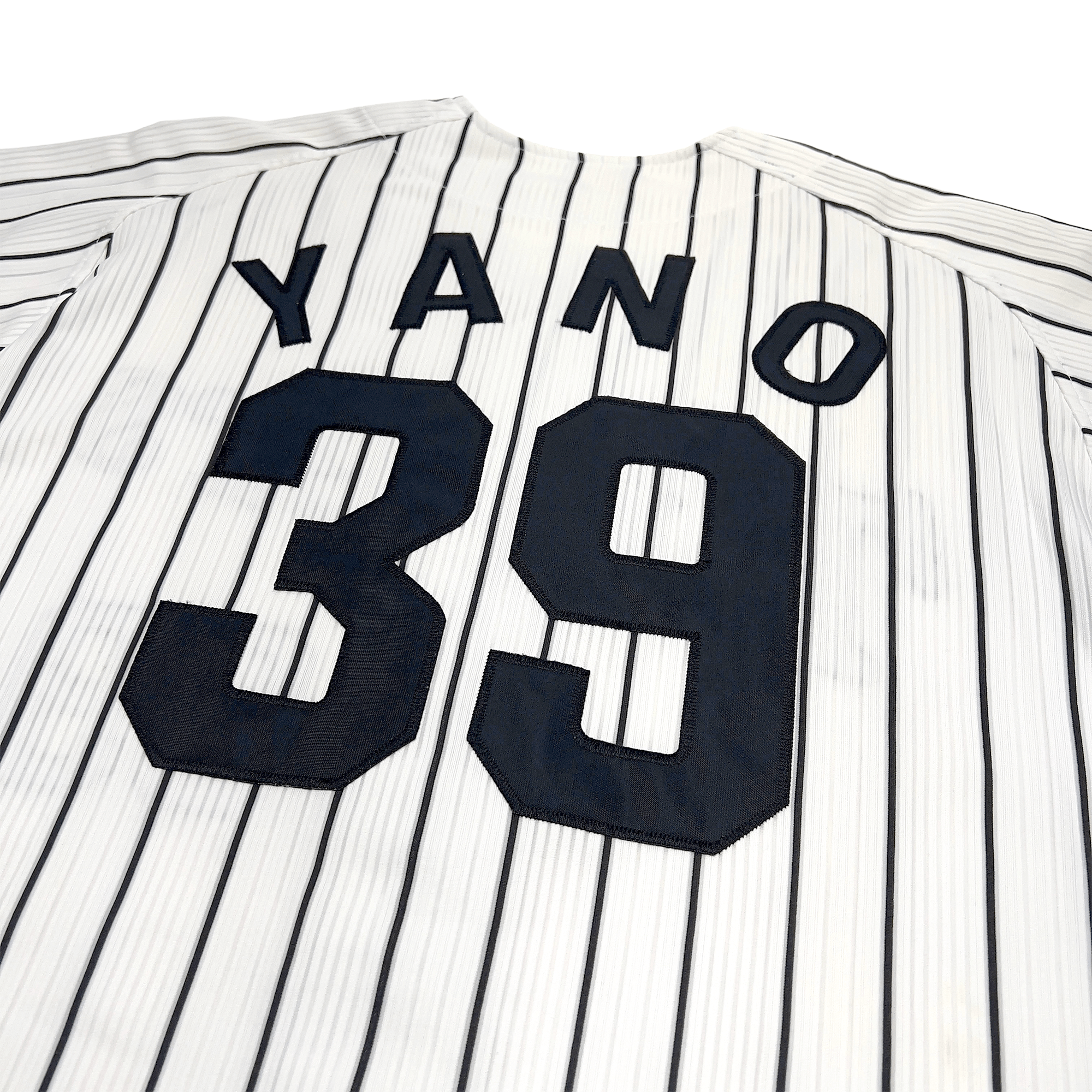Official Retro 1990s Japan NPB Hanshin Tigers Akihiro Yano Baseball Knit Jersey #39 - Sugoi JDM