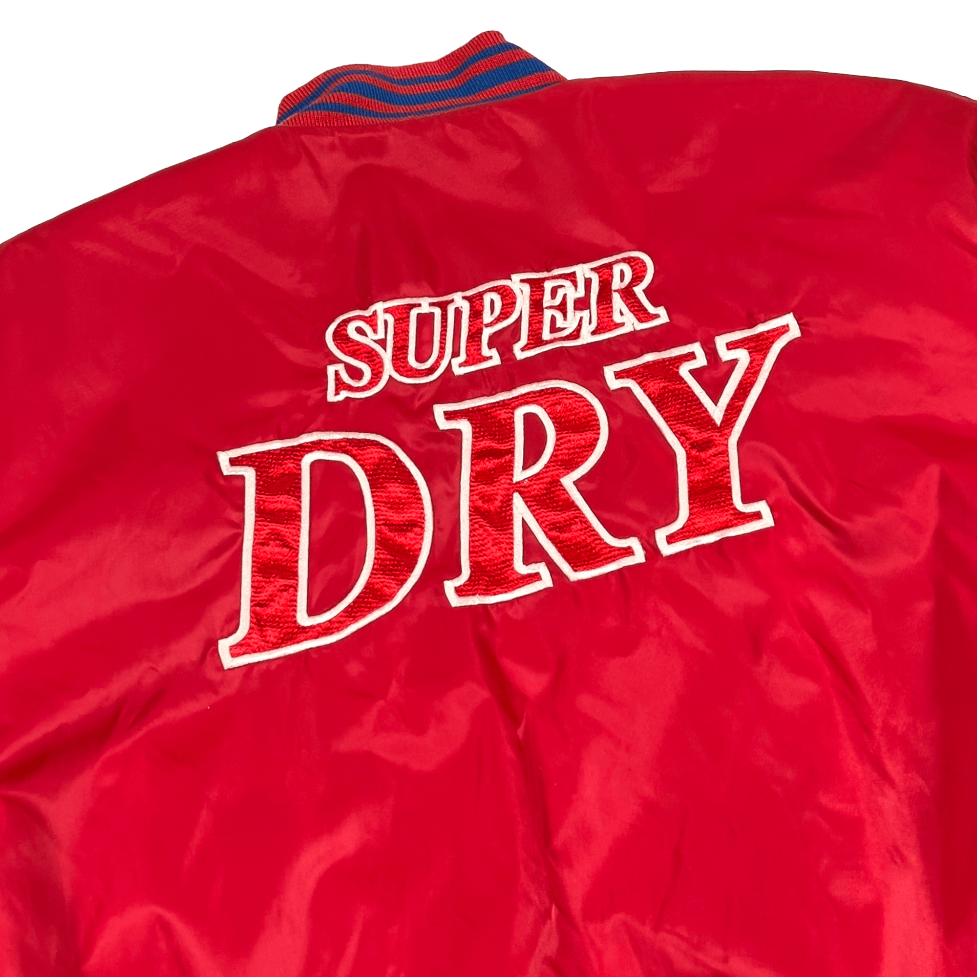 Rare 1990s Promotional Retro Showa Japan Asahi Super Dry Jacket Red - Sugoi JDM