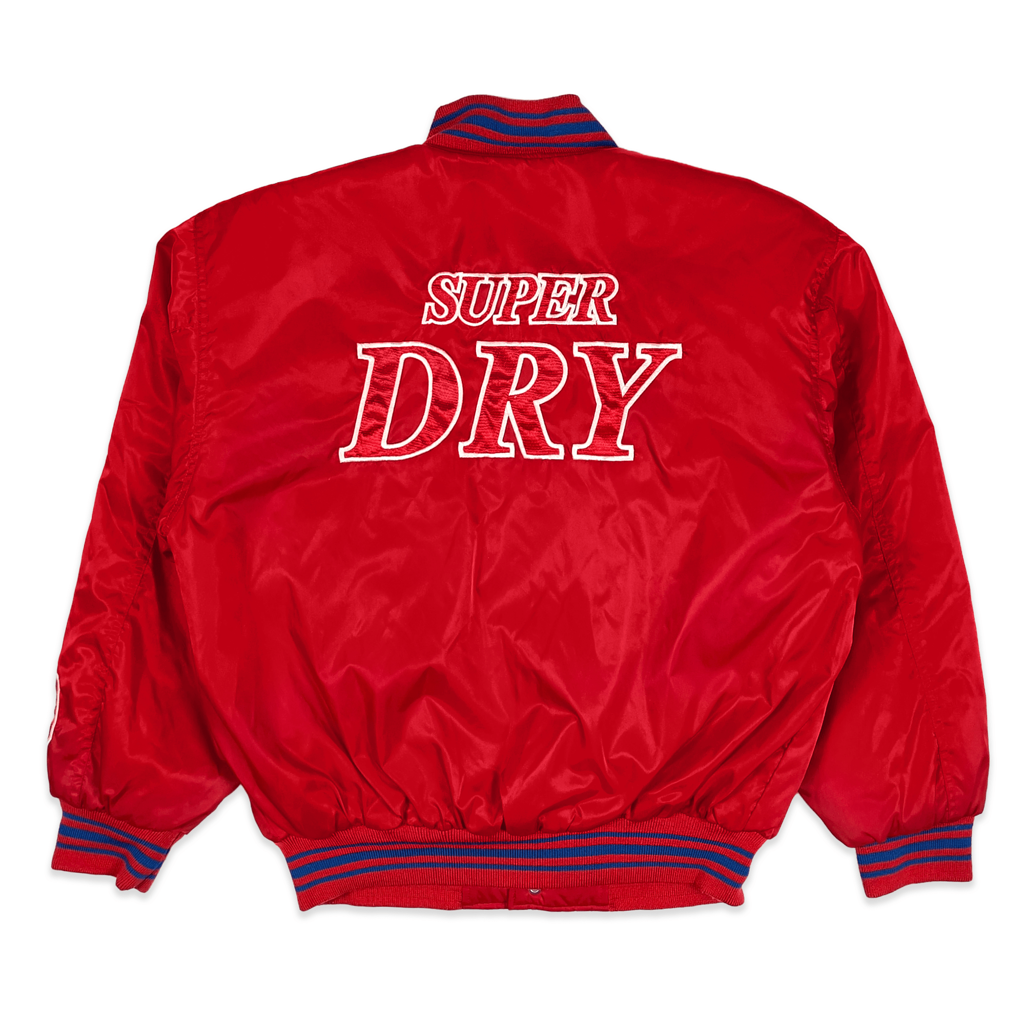 Rare 1990s Promotional Retro Showa Japan Asahi Super Dry Jacket Red - Sugoi JDM