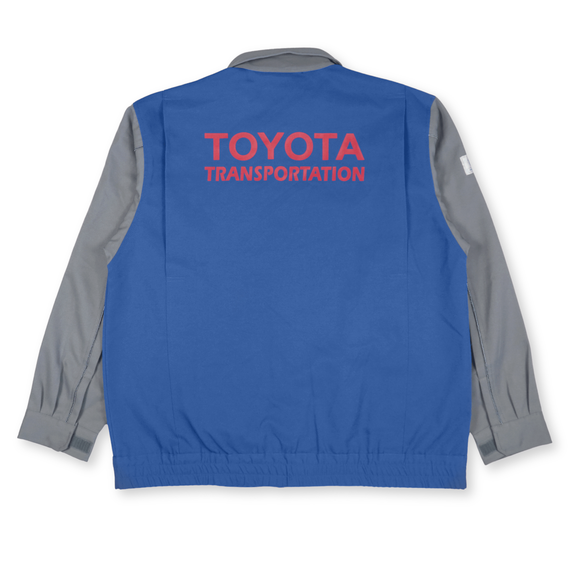Rare Genuine Retro Japan JDM Heavy Duty Toyota Transportation Staff Jacket Blue - Sugoi JDM