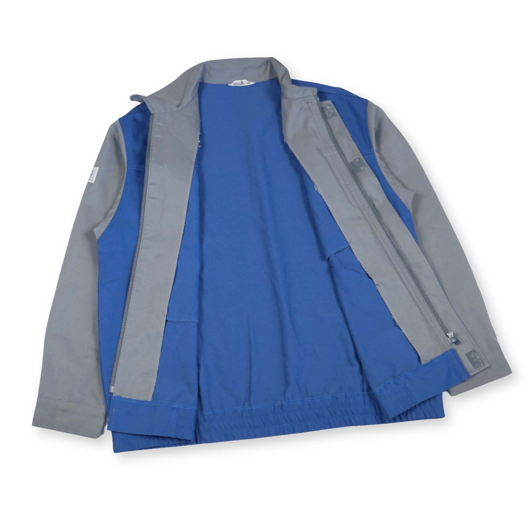 Rare Genuine Retro Japan JDM Heavy Duty Toyota Transportation Staff Jacket Blue - Sugoi JDM