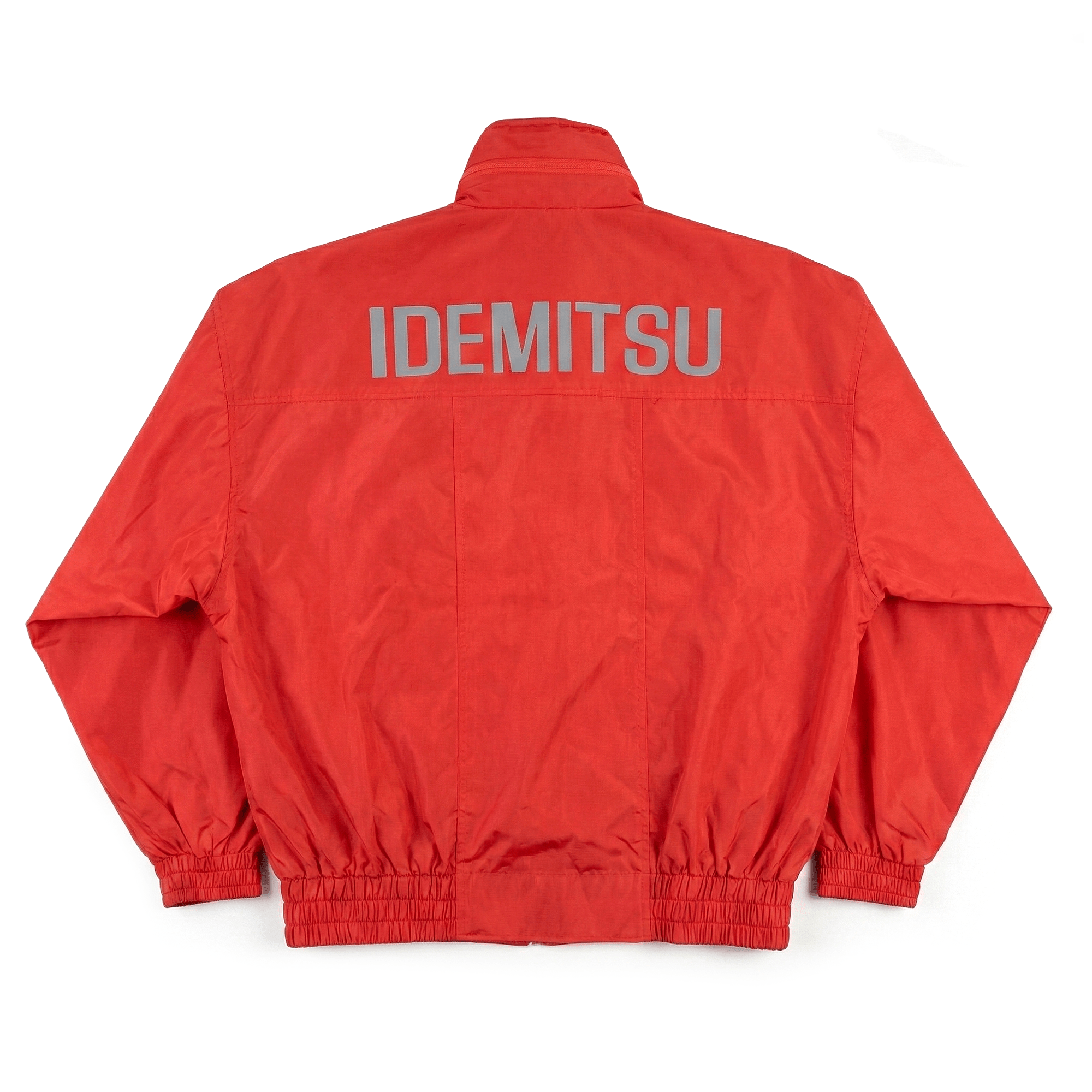 Rare JDM Showa Retro Japan Idemitsu Staff Jacket With Hoodie Red - Sugoi JDM