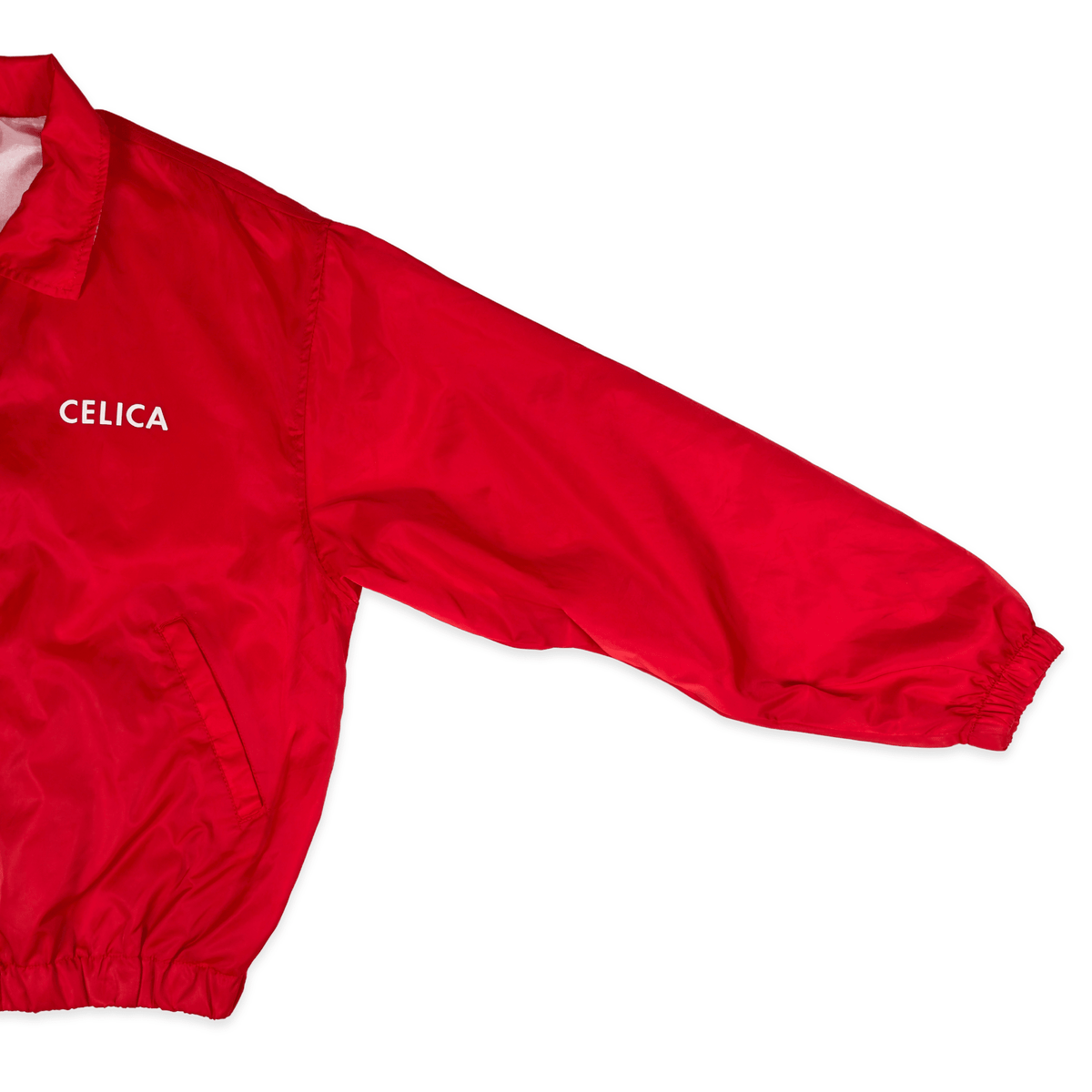 Rare Vintage 1990s Toyota Celica RAV4 Staff Coaches Jacket Red - Sugoi JDM
