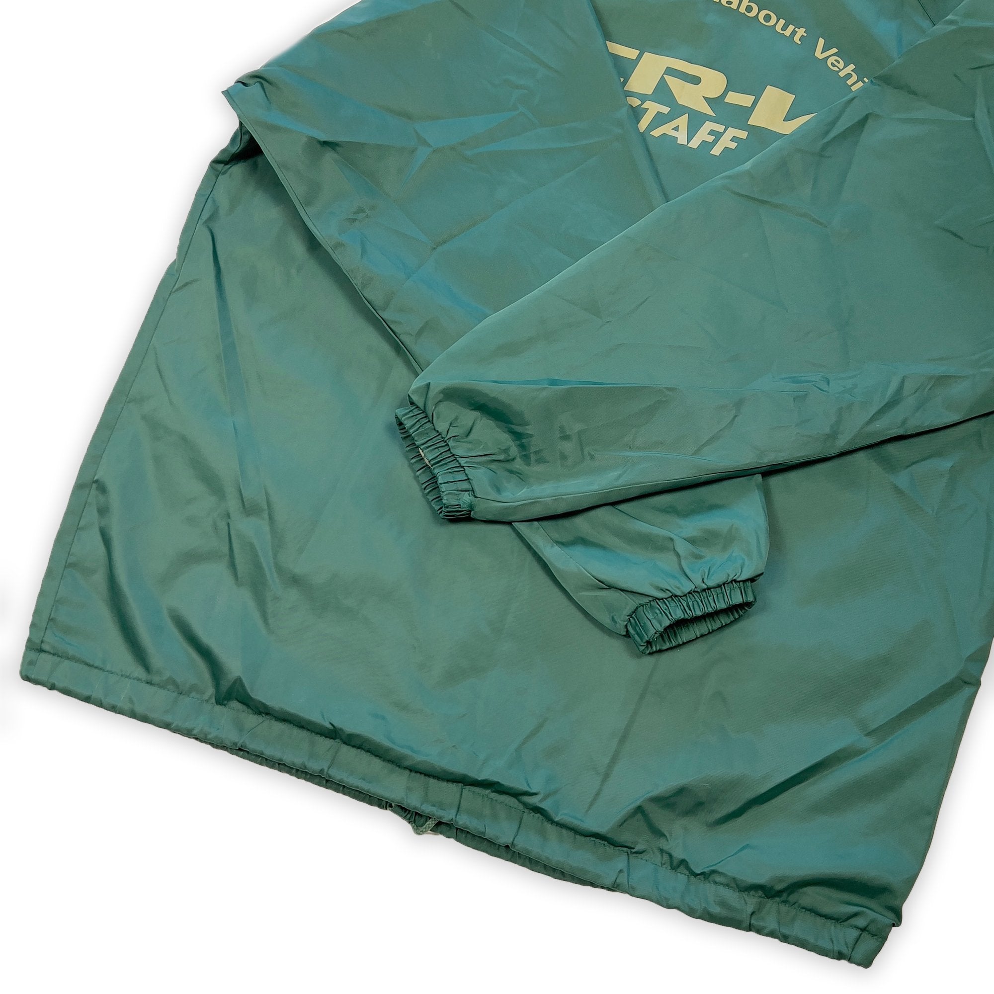 Retro 1990's Showa Era JDM Corporate Japan Honda CR-V Staff Jacket Green - Sugoi JDM