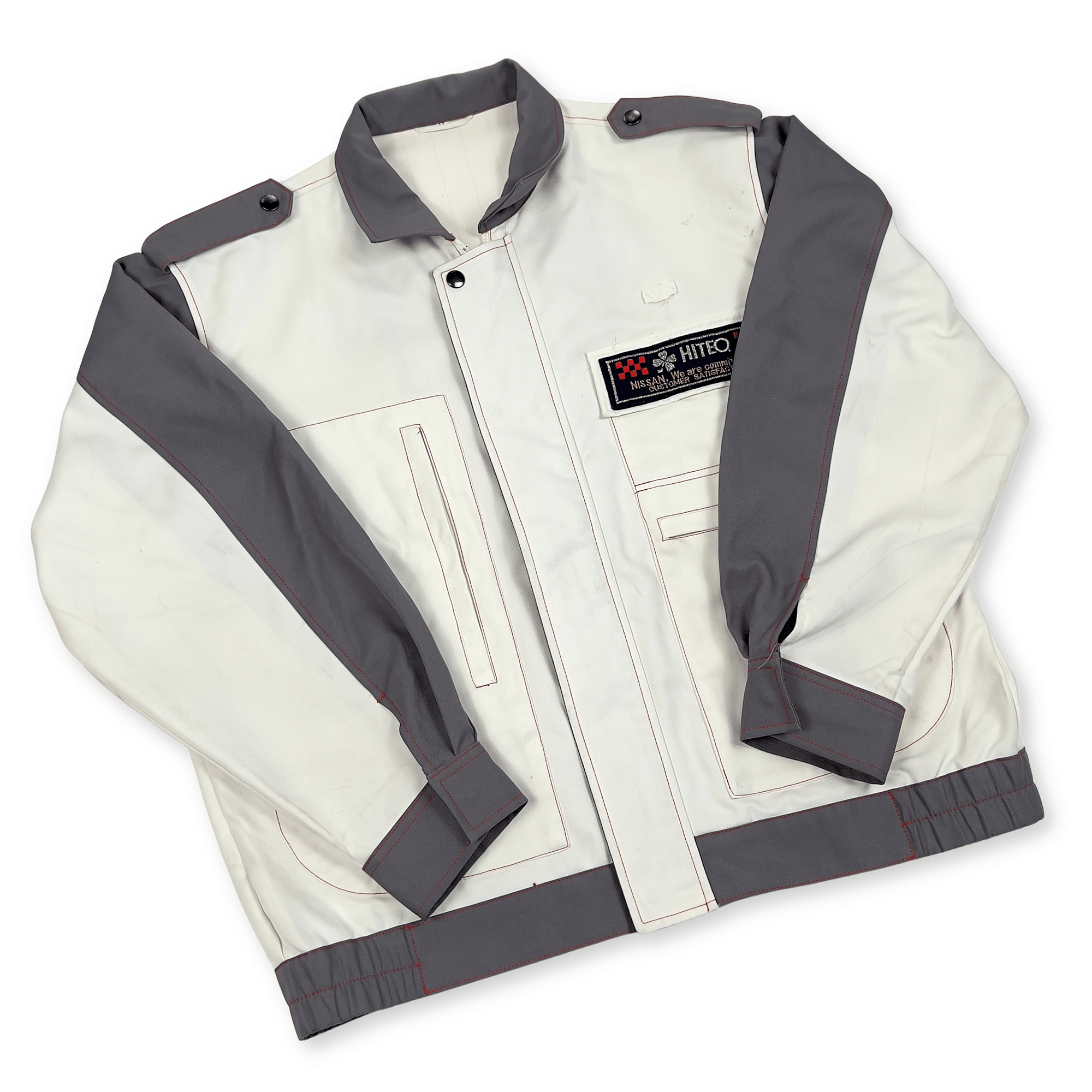 Retro Authentic Retro JDM Japan Nissan HITEQ Mechanic Staff Jacket - Sugoi JDM