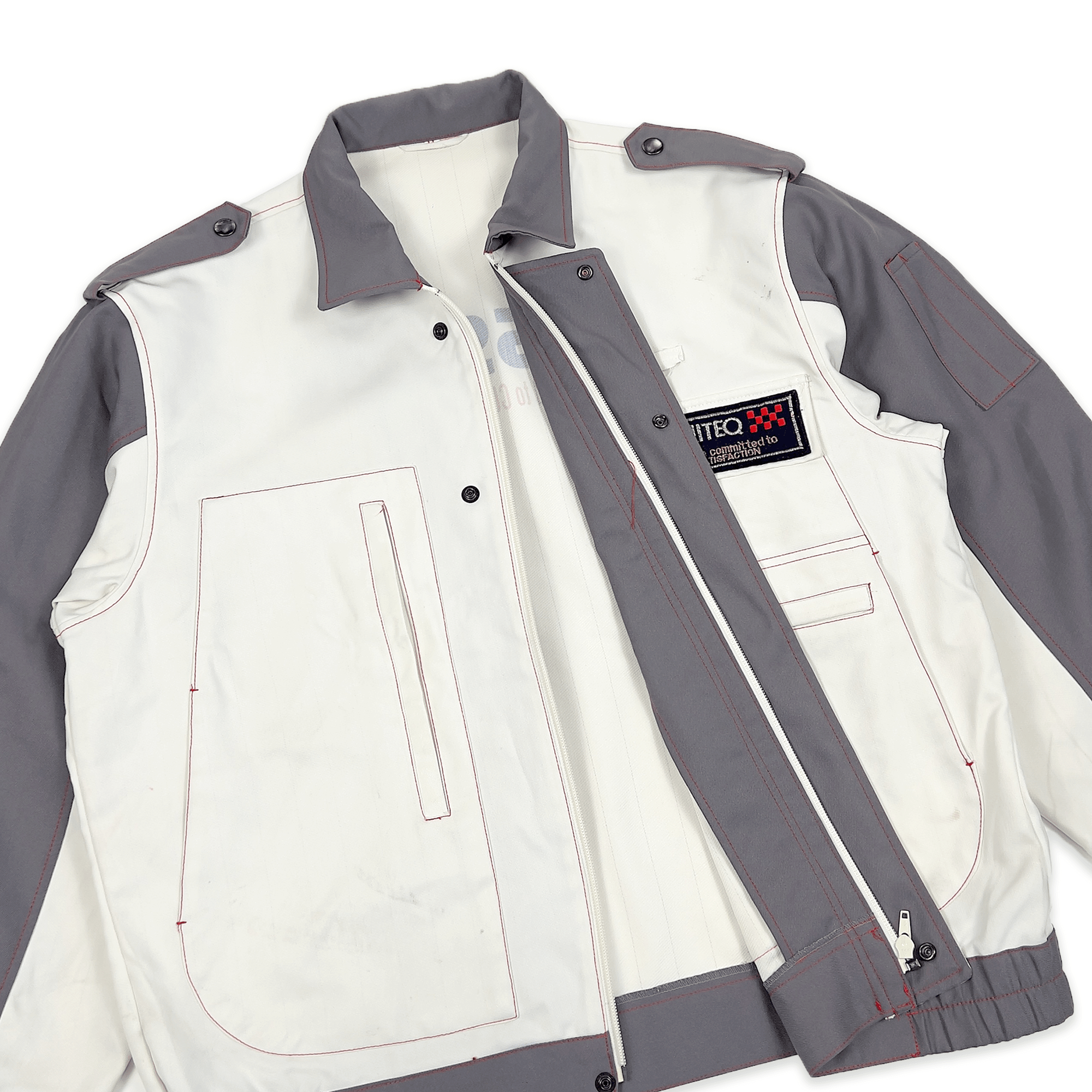 Retro Authentic Retro JDM Japan Nissan HITEQ Mechanic Staff Jacket - Sugoi JDM