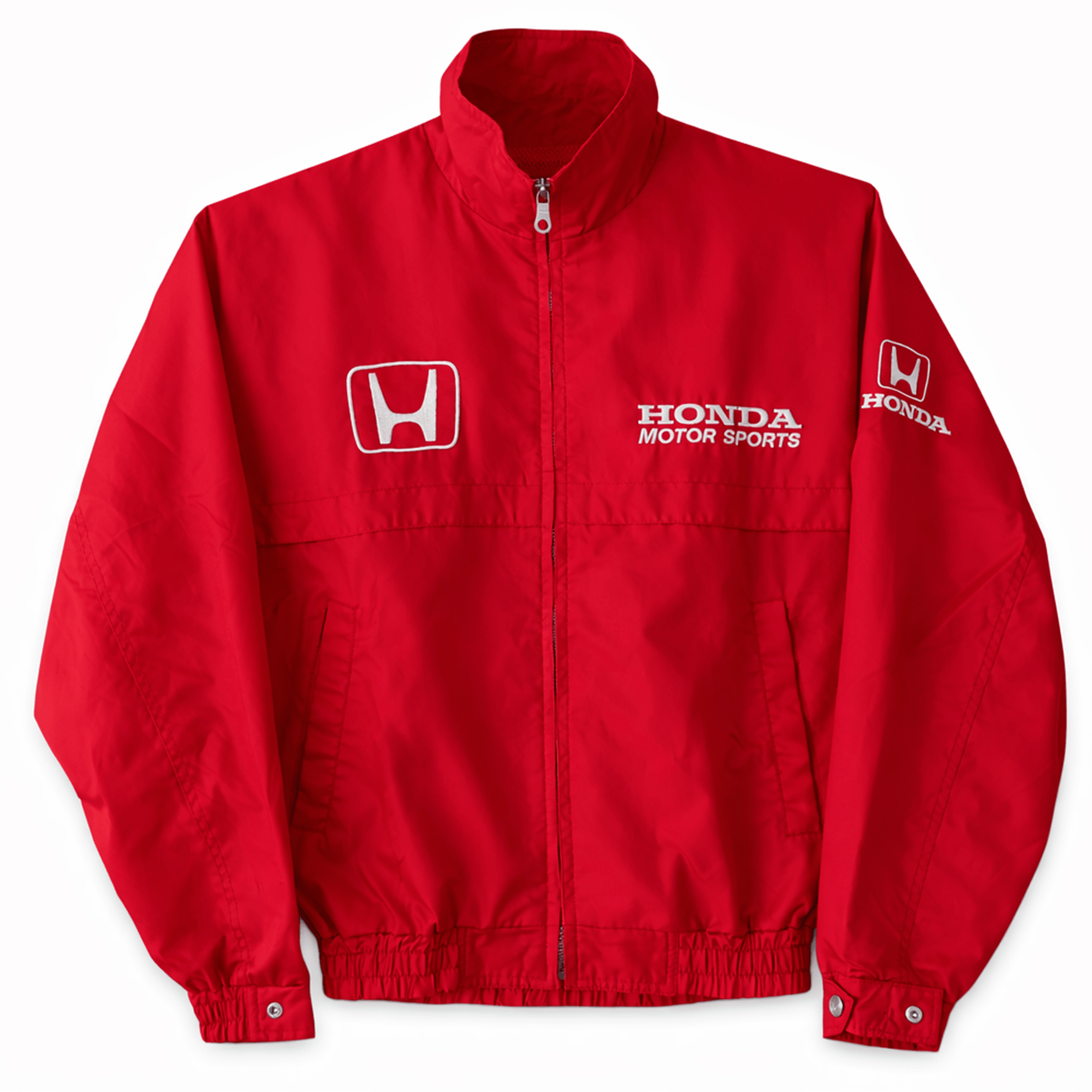Retro Genuine JDM Japan Honda Motor Sports Racing Team Jacket Red