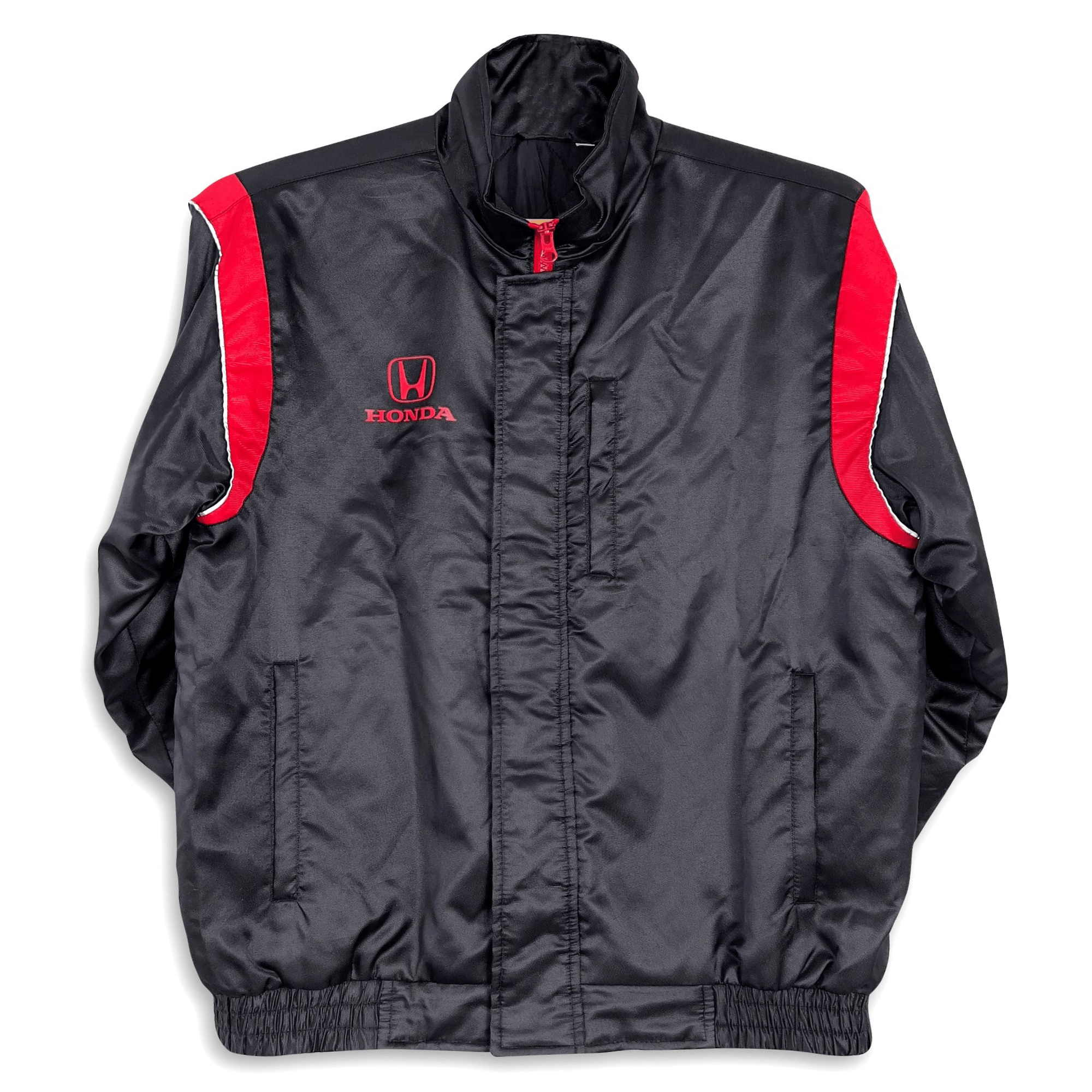 Retro Genuine JDM Japan Honda Motors Winter Mechanic Jacket Black - Sugoi JDM