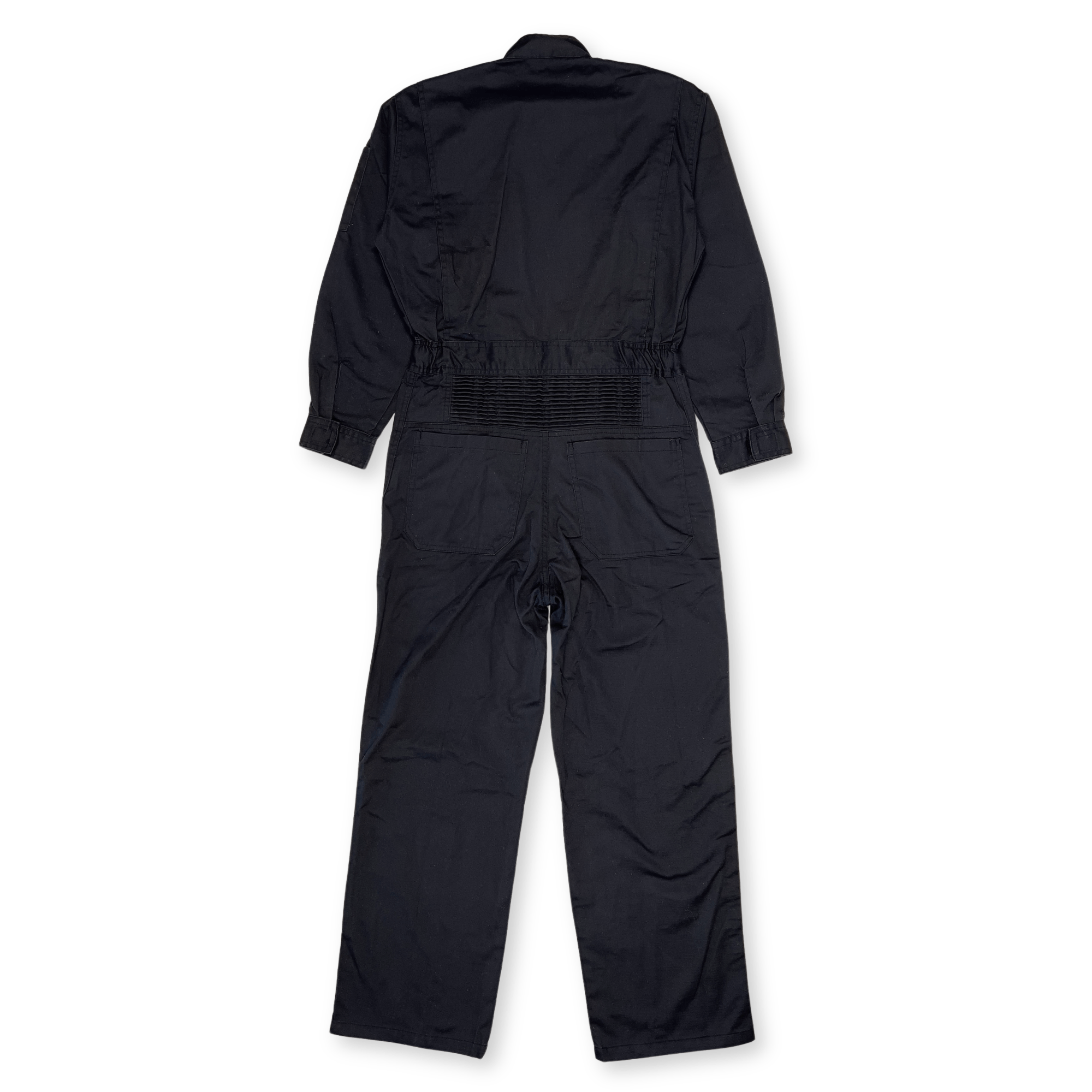 Retro Hyogo Automobile Maintenance Association Mechanic Coveralls Tsunagi Black - Sugoi JDM