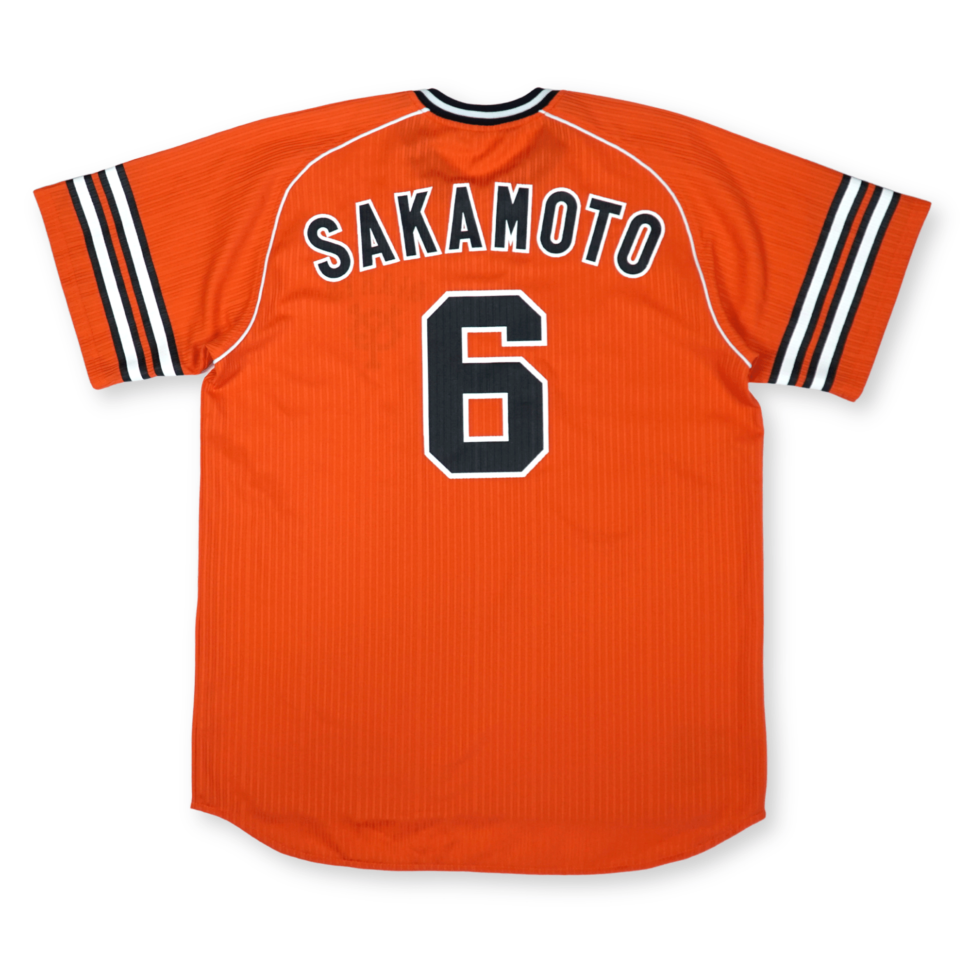 Retro Ikkyu Japan NPB Tokyo Yomiuri Giants Hayato Sakamoto Baseball Jersey Orange - Sugoi JDM