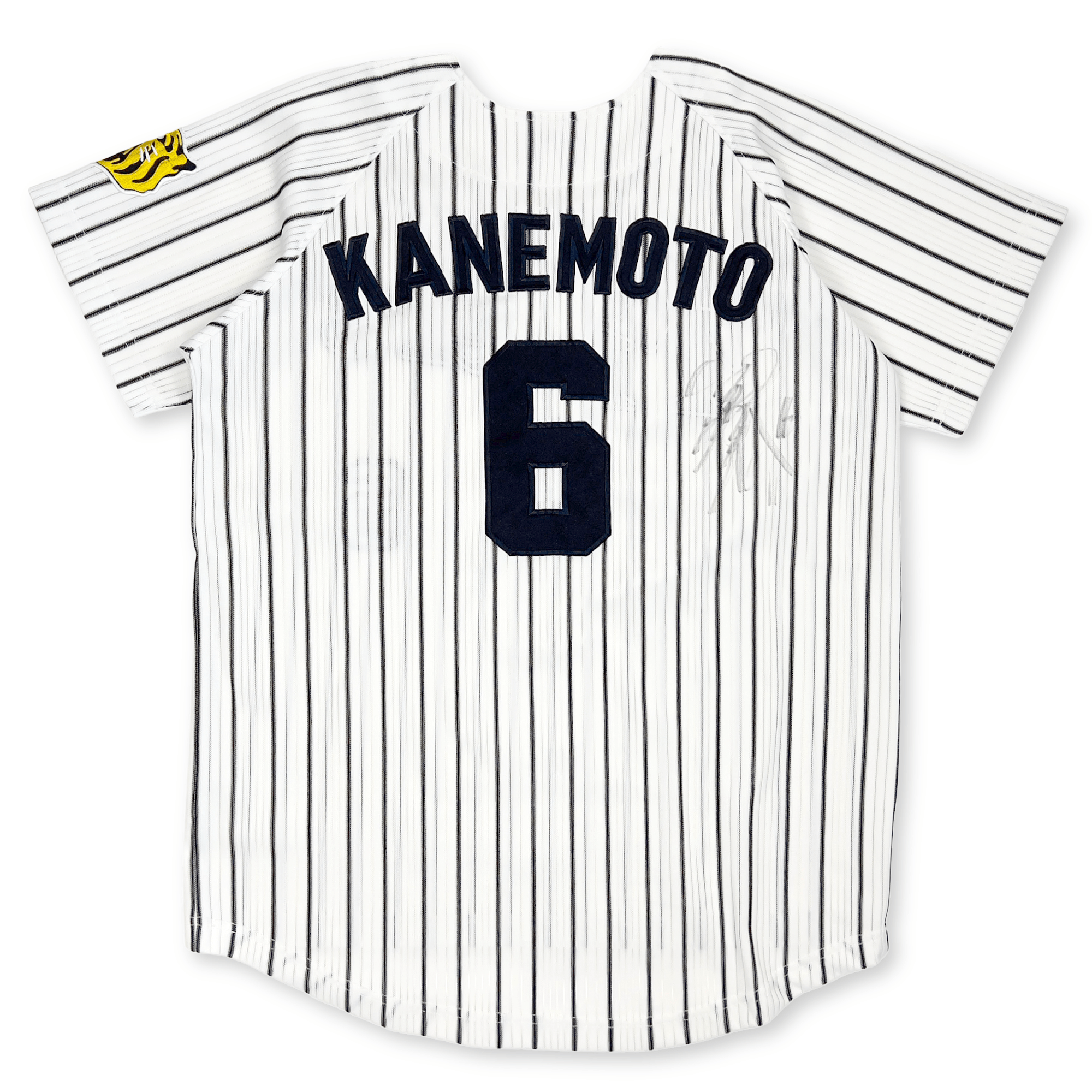Retro Japan Hanshin Tigers Tomoaki Kanemoto Signed Autographed Baseball Jersey - Sugoi JDM
