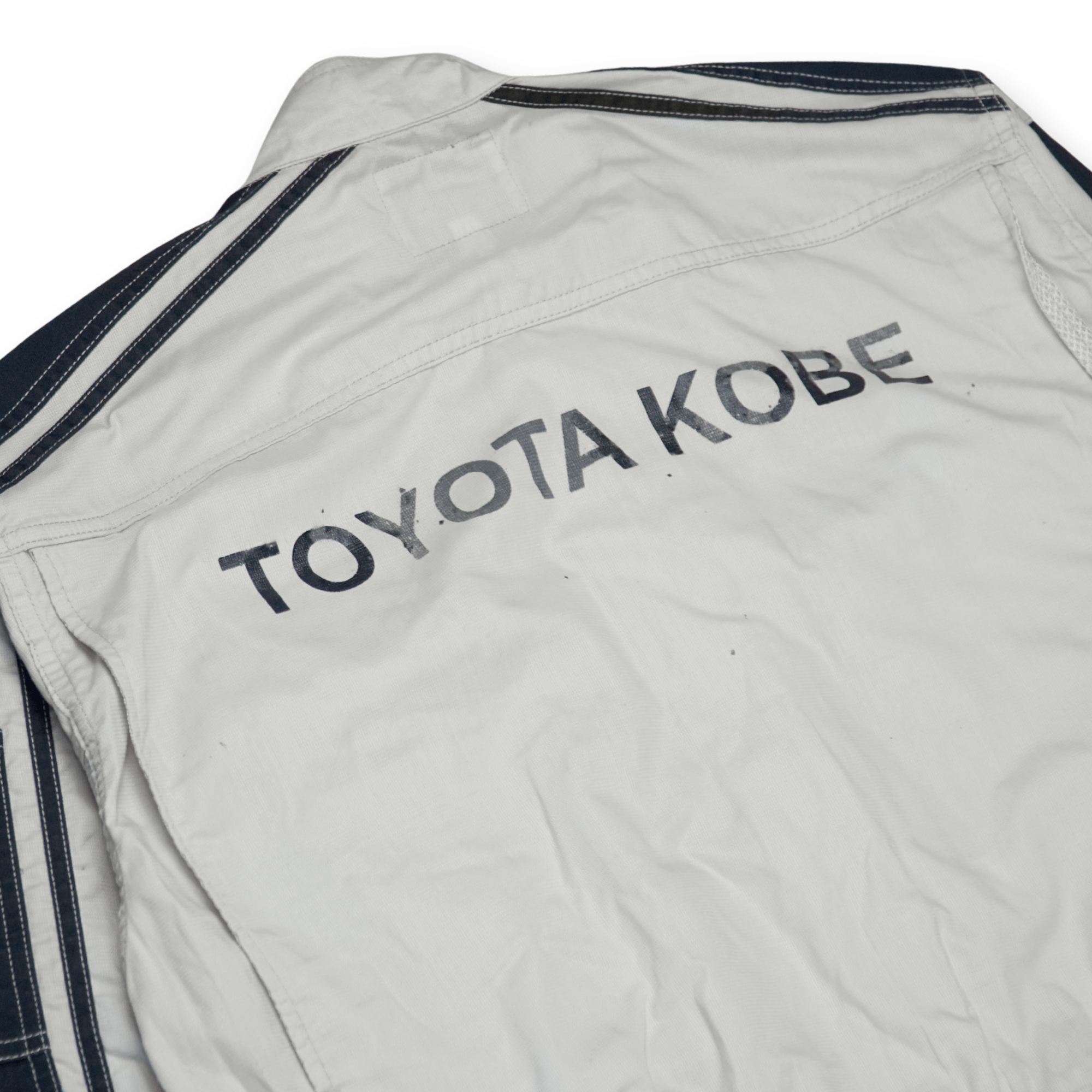 Retro Japan JDM Kobe Toyota Summer Coveralls Tsunagi Mechanic Suite Black - Sugoi JDM