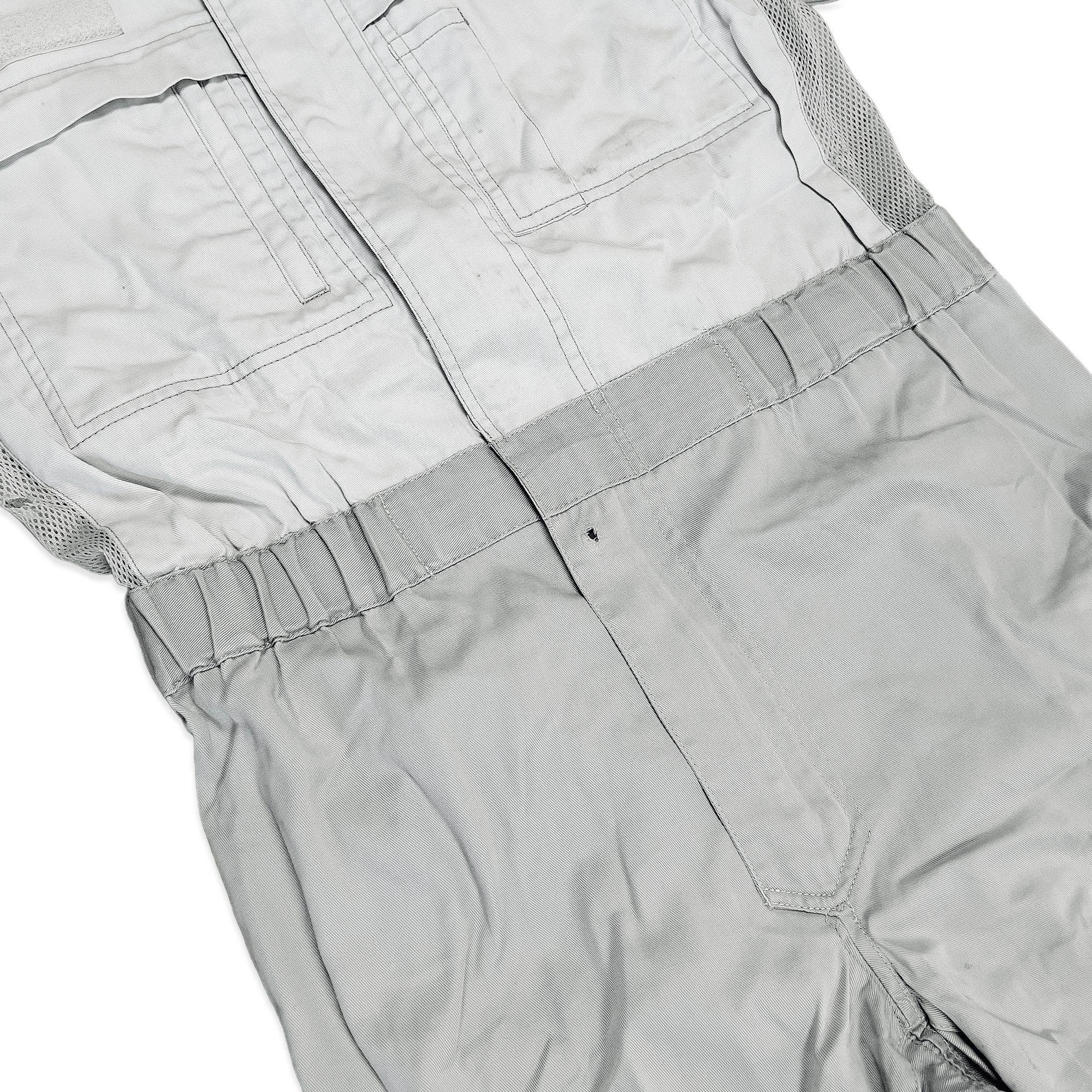Retro Japan JDM Nissan TS Short Sleeve Tsunagi Staff Summer Coverall Grey - Sugoi JDM