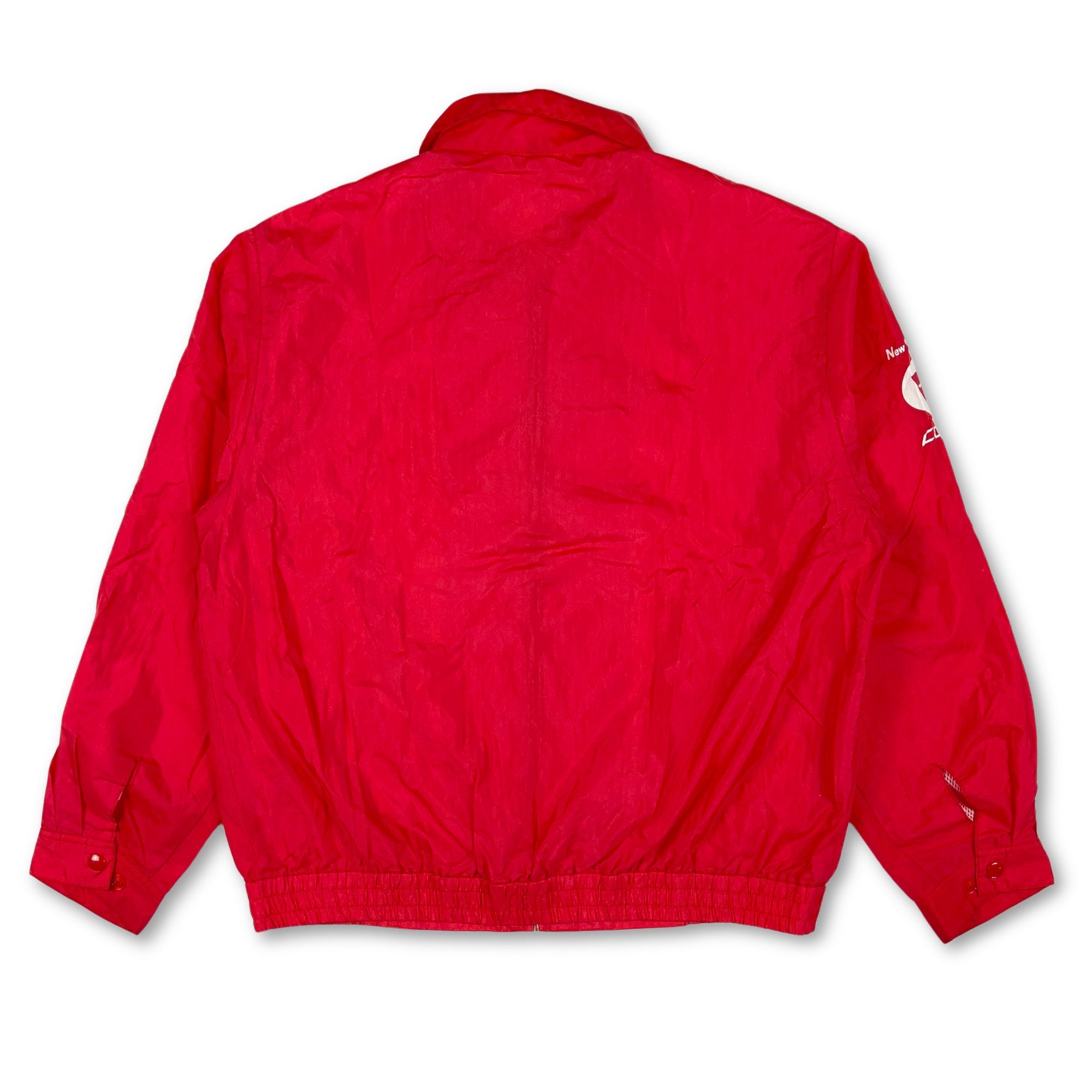 Retro Japan JDM Toyota Corolla Uniform Windbreaker Jacket Red - Sugoi JDM