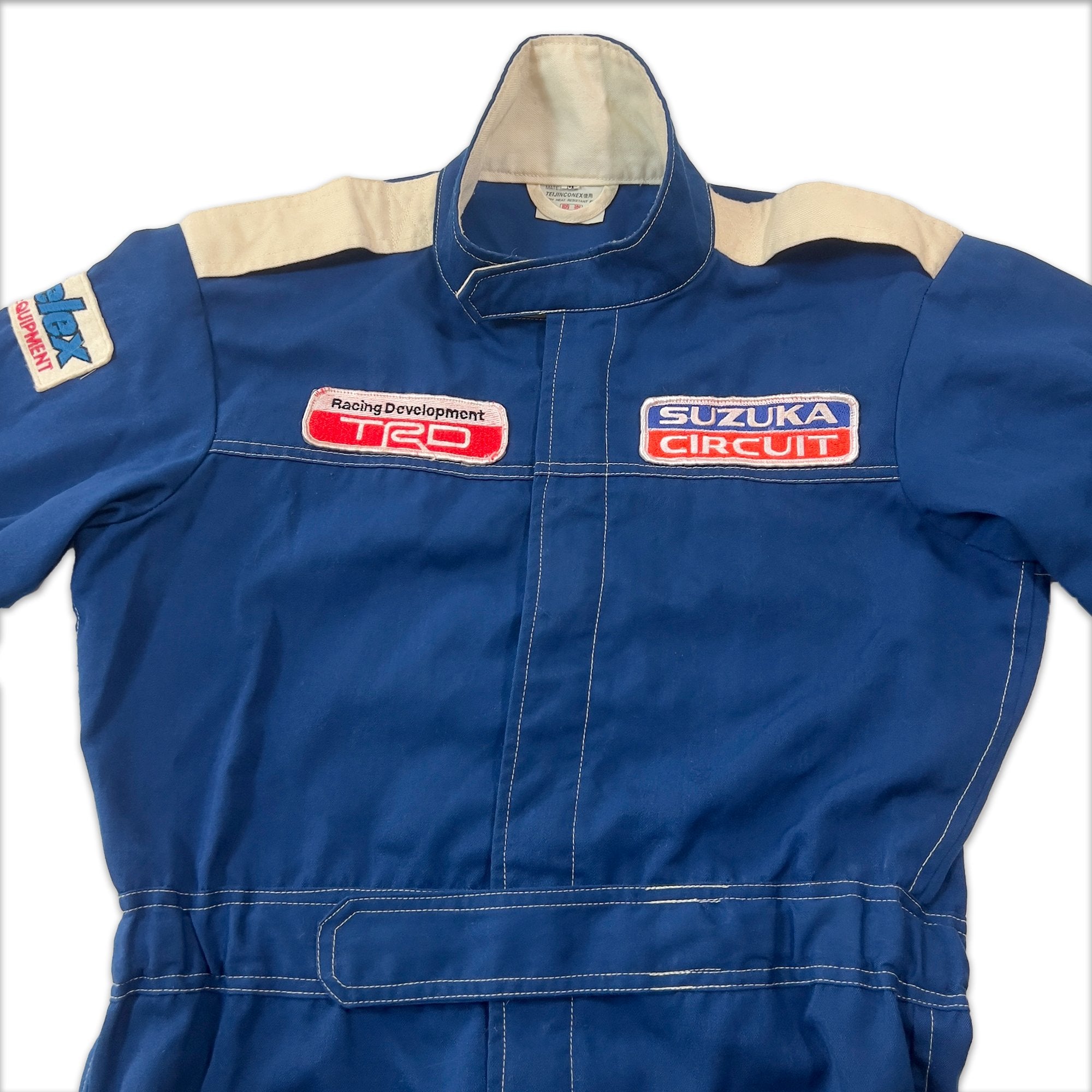 Retro Japan Toyota TRD Suzuka Circuit Pit Crew Firelex Racing Suit Tsunagi - Sugoi JDM