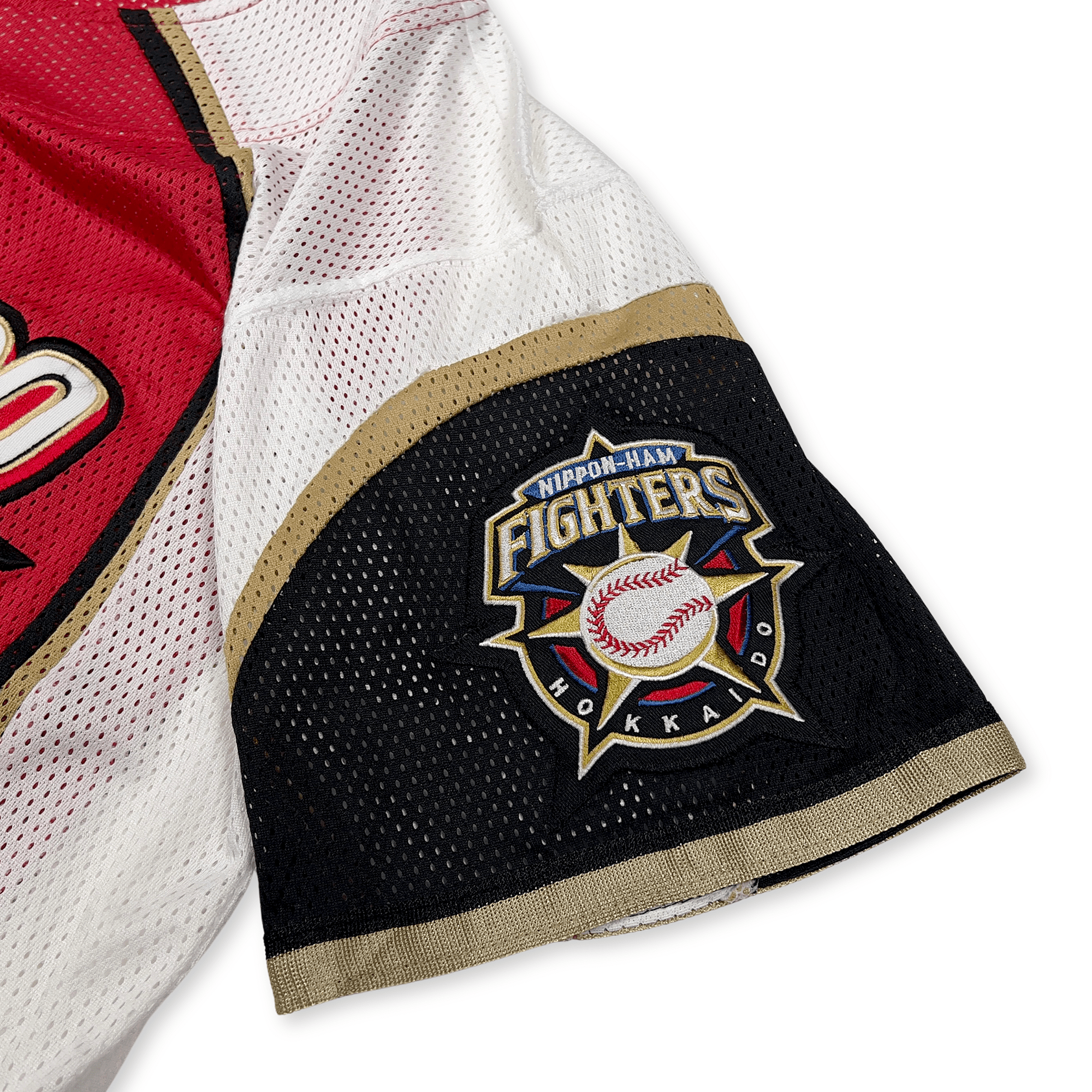 Retro Japan We Love Hokkaido Nippon Ham Fighters Knit Jersey 2013 Red - Sugoi JDM