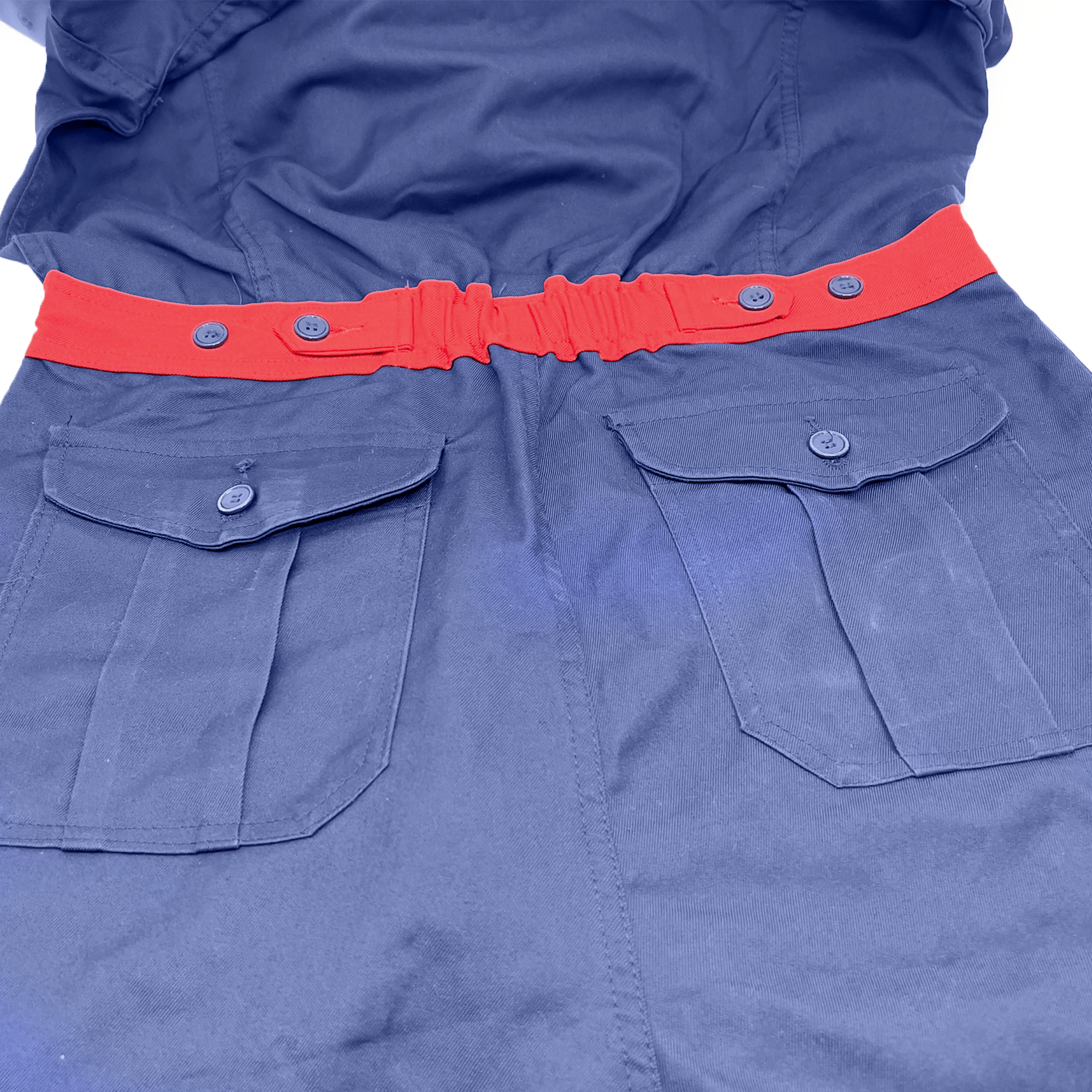 Retro JDM Japan Nisseki Auto Mechanic Jumpsuit Coveralls Tsunagi Blue - Sugoi JDM