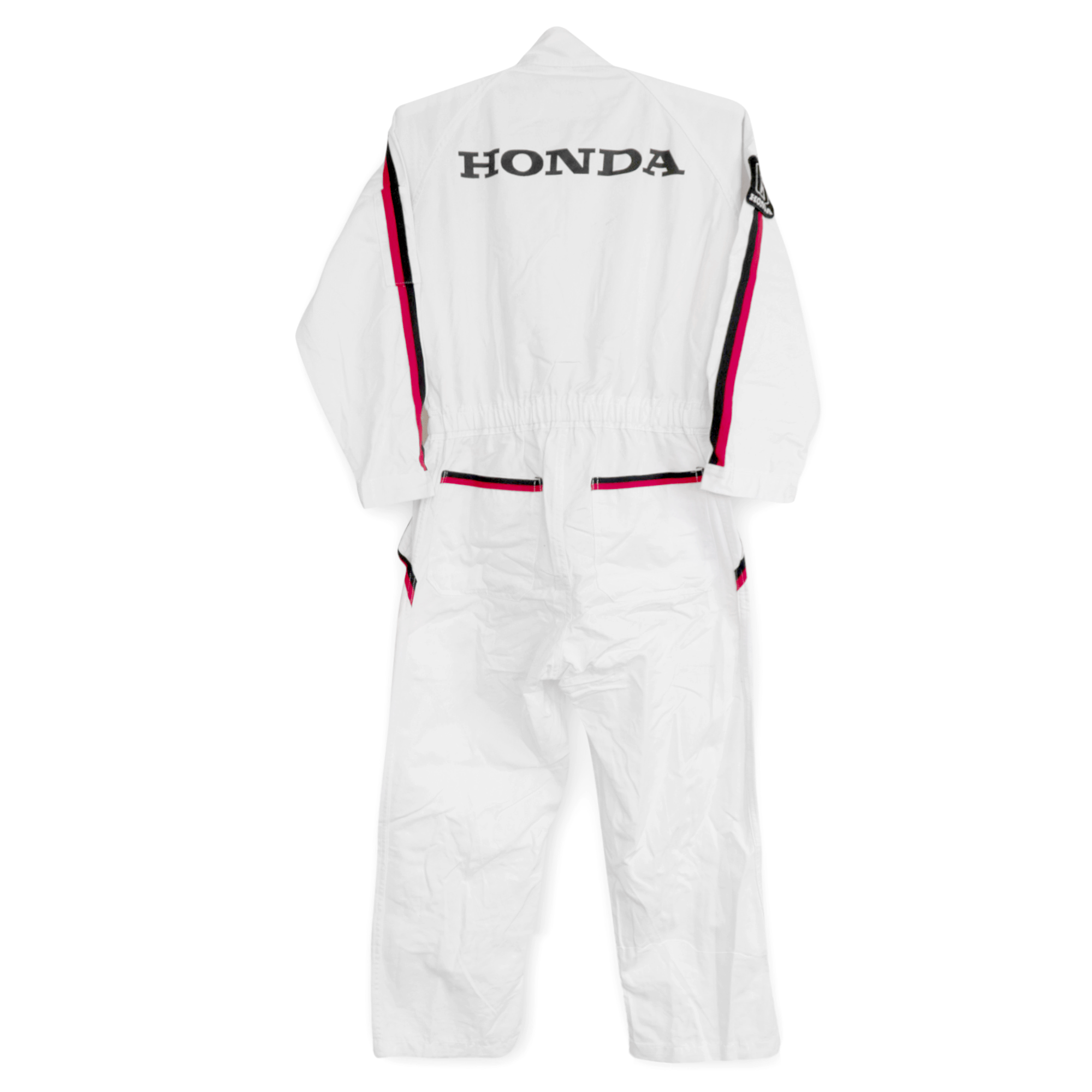 Retro JDM Japan Showa Honda Primo Pit Crew Coveralls Tsunagi White - Sugoi JDM
