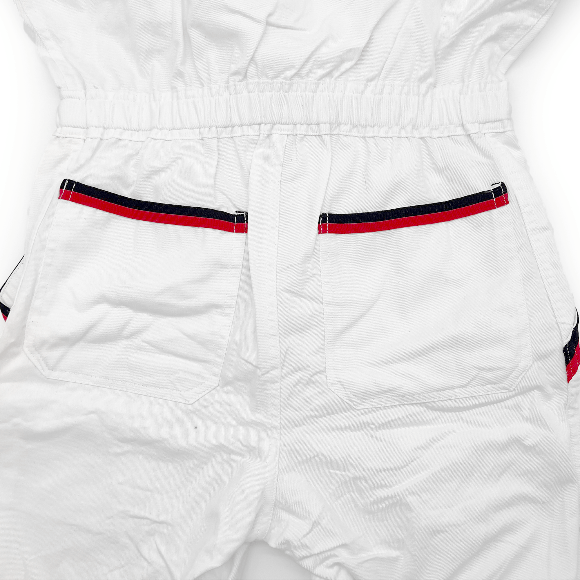 Retro JDM Japan Showa Honda Primo Pit Crew Coveralls Tsunagi White - Sugoi JDM