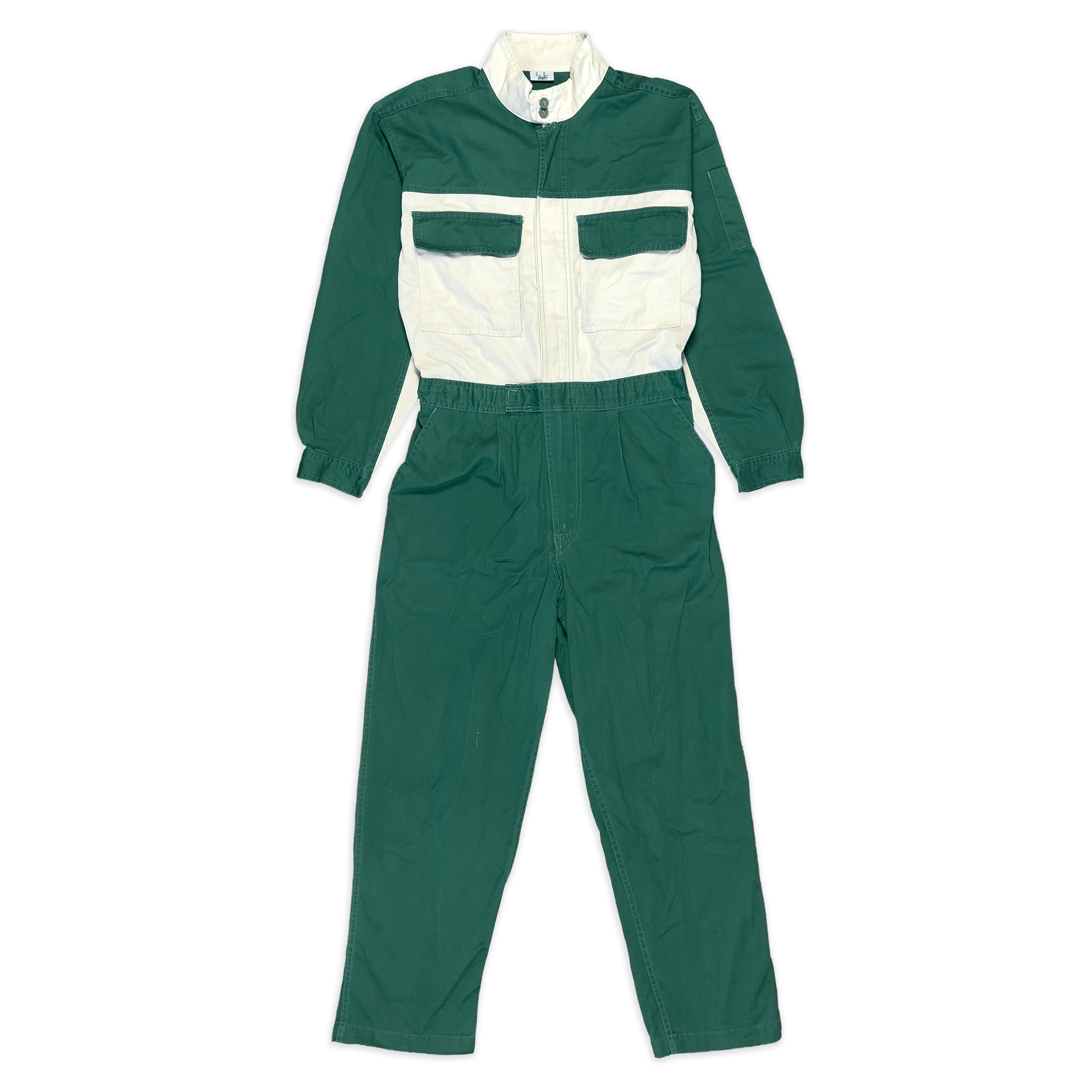 Retro JDM Showa 1990s Daihatsu Mini Kei Car Truck Tsunagi Coveralls Green - Sugoi JDM