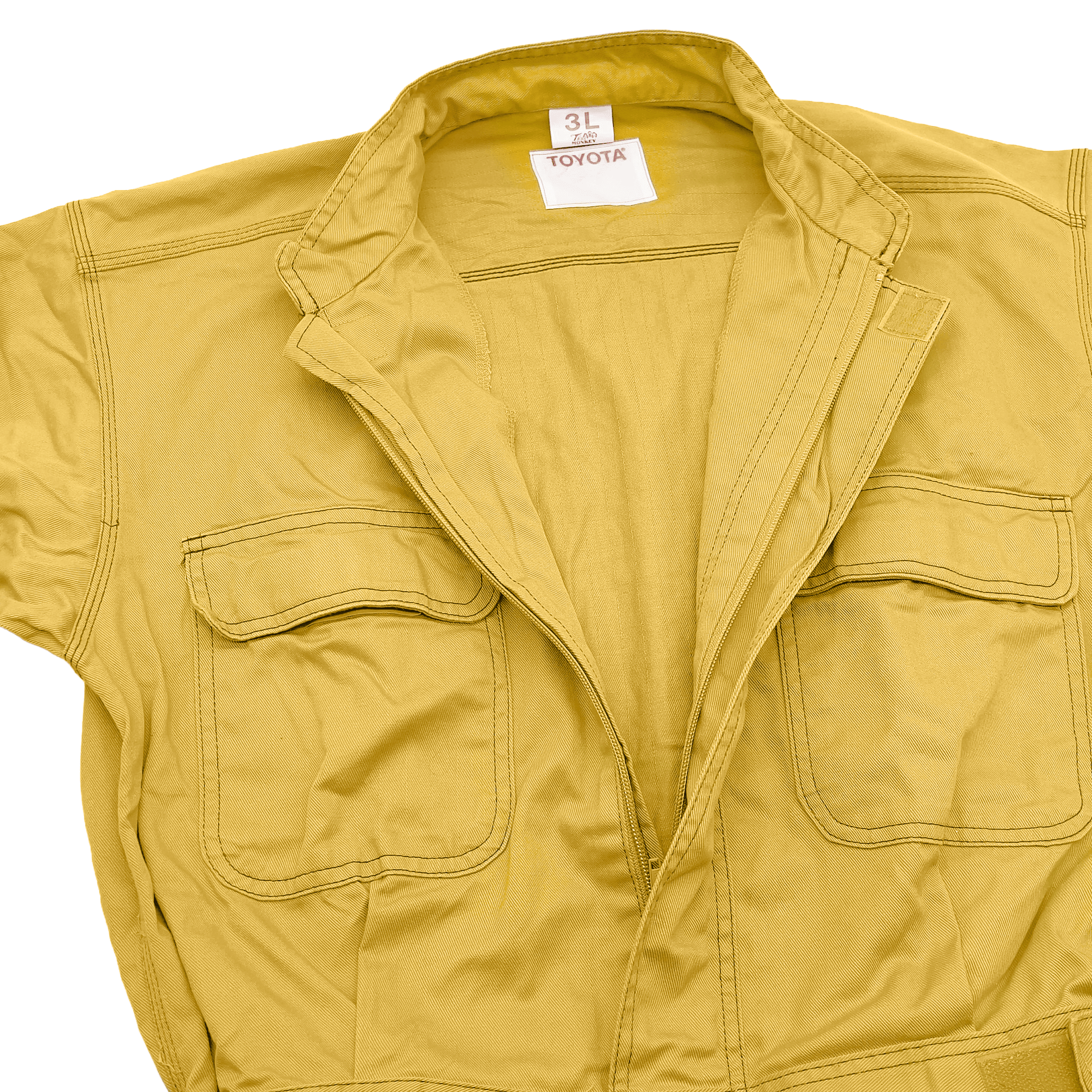 Retro JDM Toyota Automotive Engineering College Summer Coveralls Tsunagi Brown - Sugoi JDM