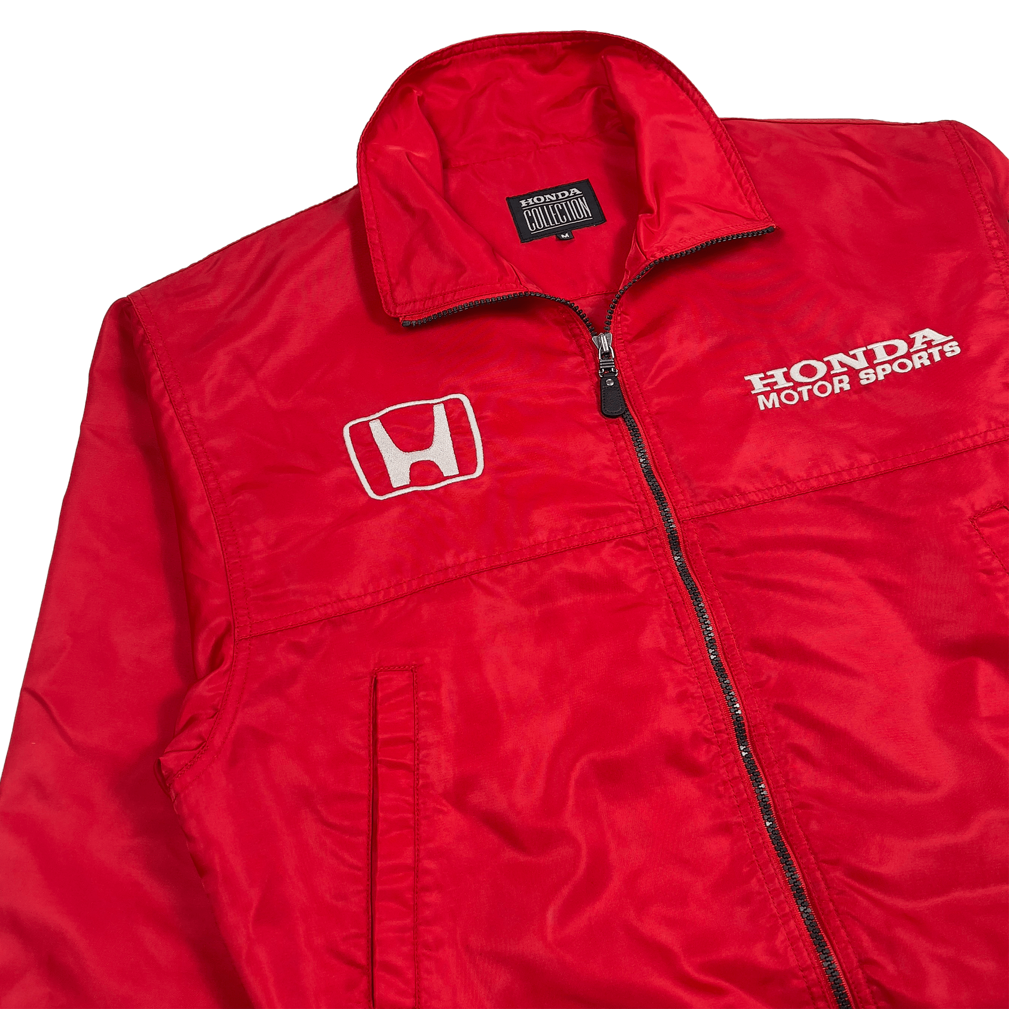 Retro Showa Era JDM 1990s Honda Collection Motor Sports Racing Jacket Red - Sugoi JDM