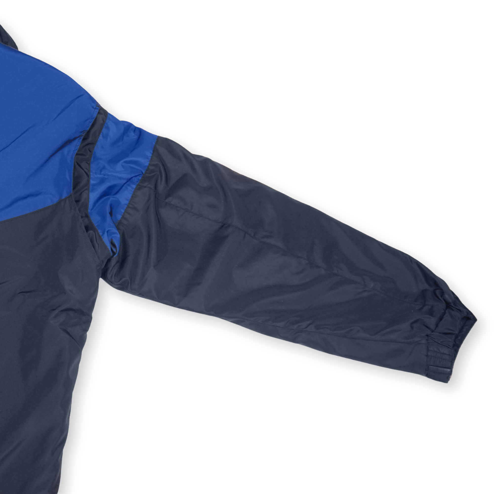 Retro Showa JDM Japan ENEOS Oil Staff Uniform Winter Insulated Jacket Blue - Sugoi JDM