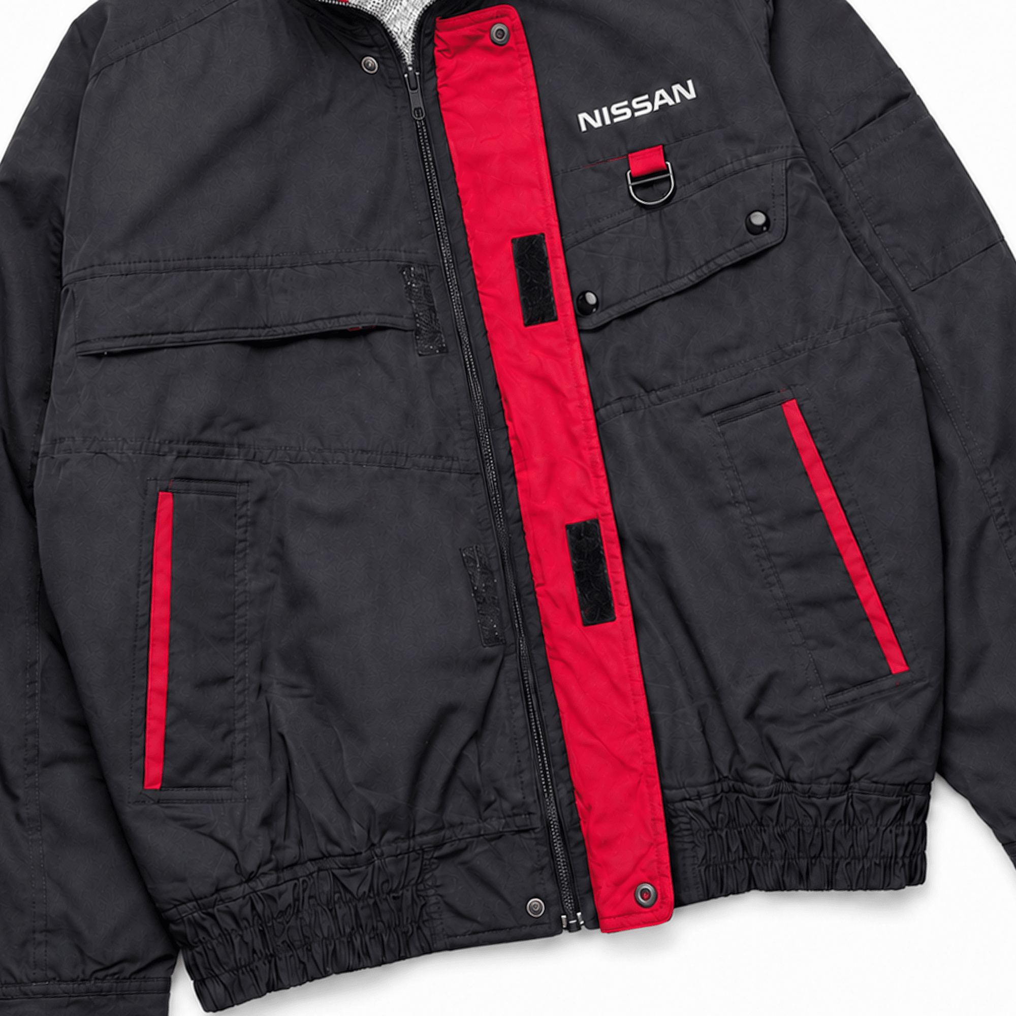 Retro Showa JDM Japan Nissan Skyline GT-R Japan Hi-Teq Hoodie Staff Jacket Black - Sugoi JDM