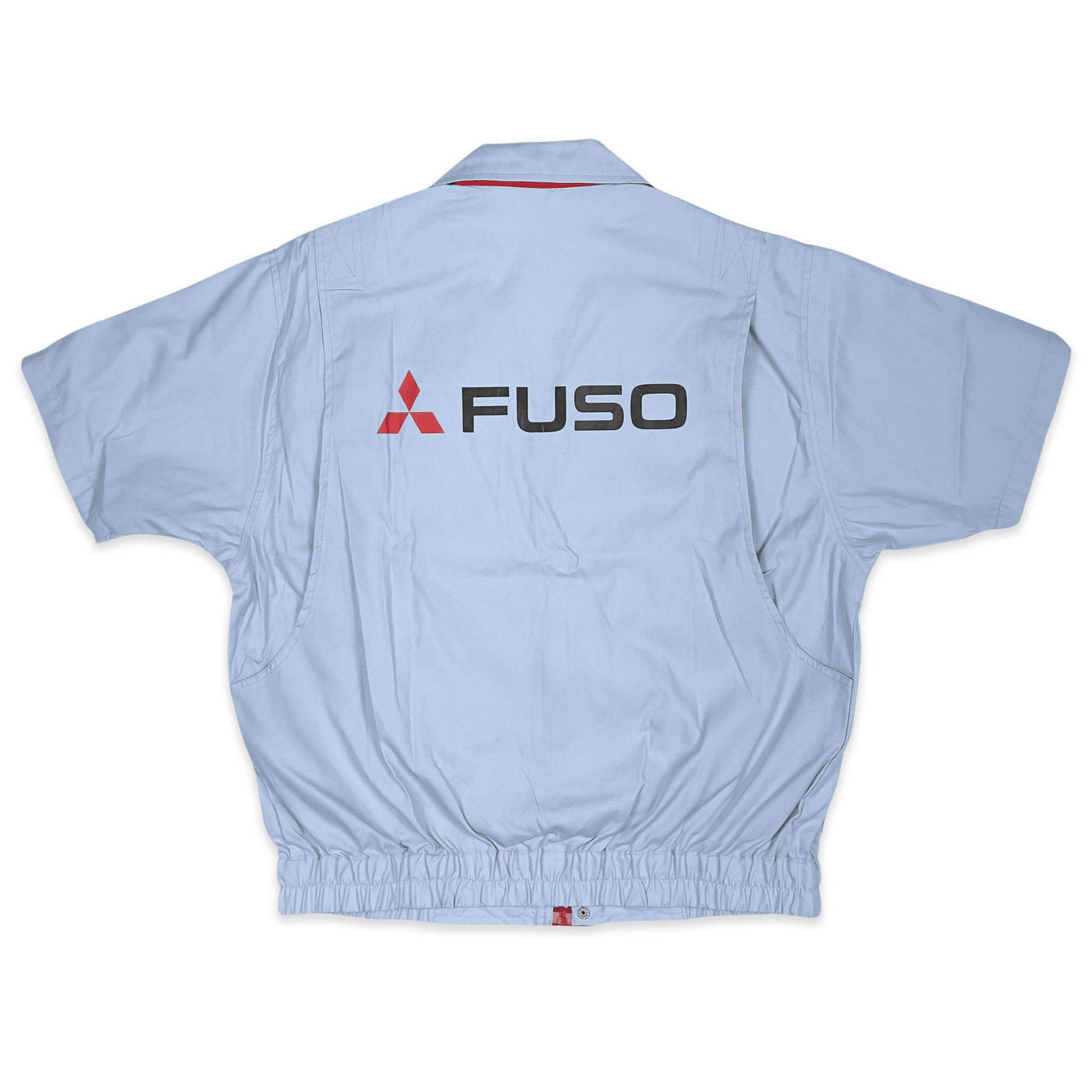 Retro Showa Vintage JDM Mitsubishi Fuso Short Sleeve Staff Jacket - Sugoi JDM