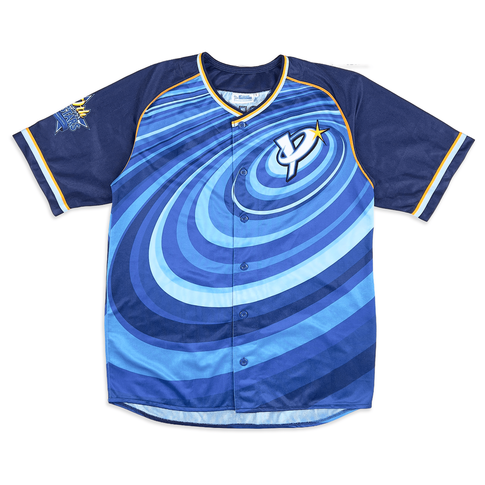 Retro Yokohama DeNA BayStars Yoshiki Sunada Baseball 70th Anniversary Jersey - Sugoi JDM