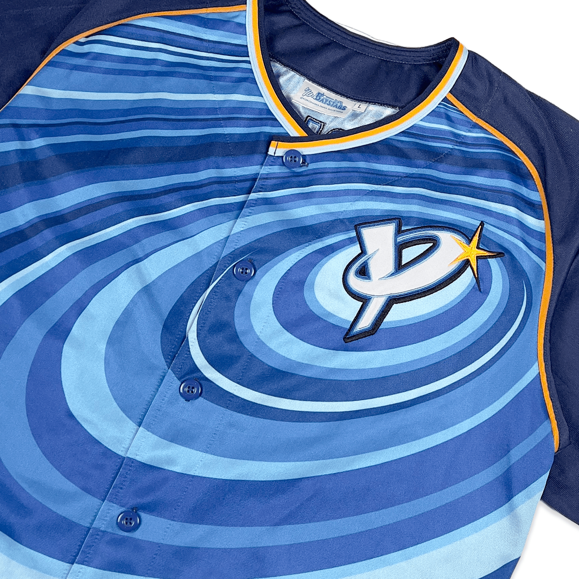 Retro Yokohama DeNA BayStars Yoshiki Sunada Baseball 70th Anniversary Jersey - Sugoi JDM