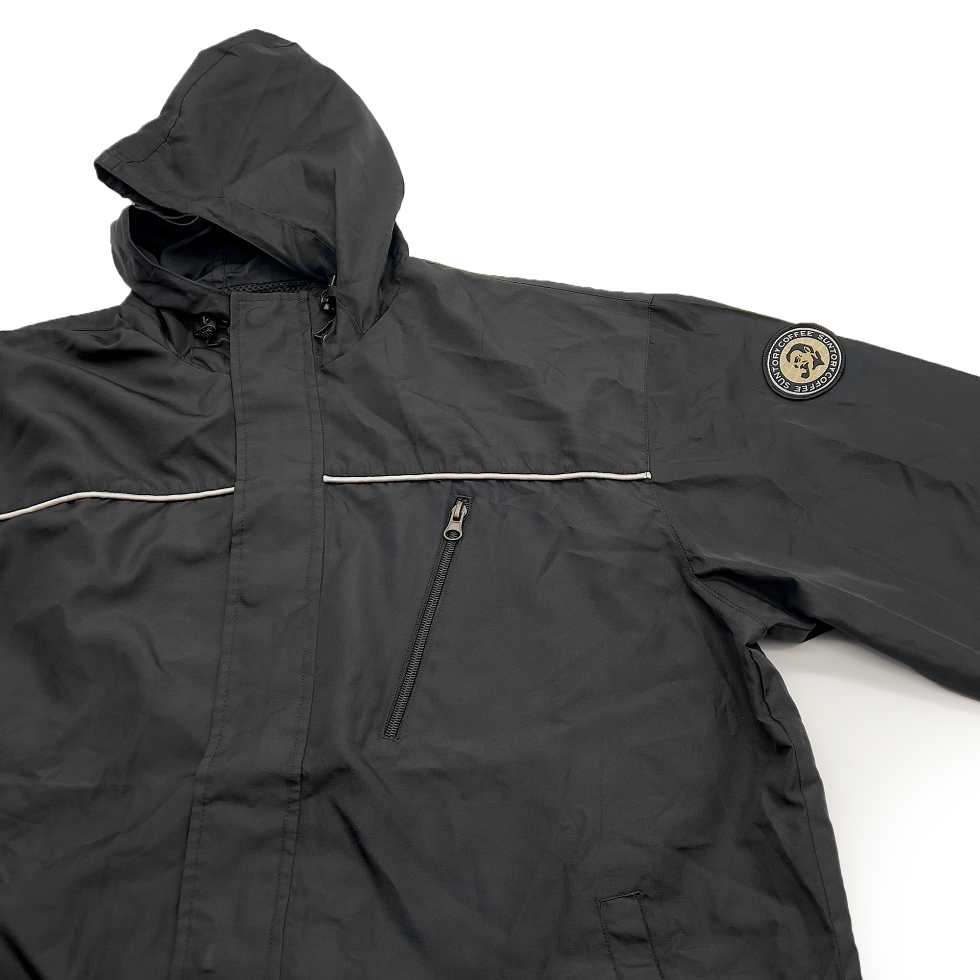 Limited Japan Suntory Boss Coffee Promotional Campaign Hooded Jacket Black