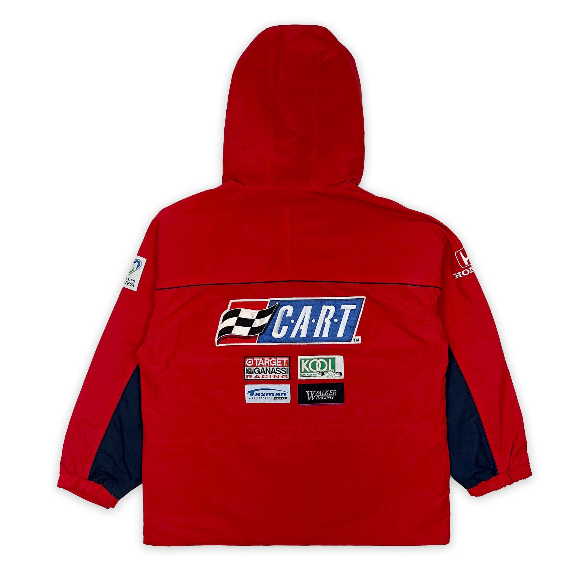 Vintage 90s HPD Honda Racing CART Budweiser Twin Motegi Ring Jacket - Sugoi JDM