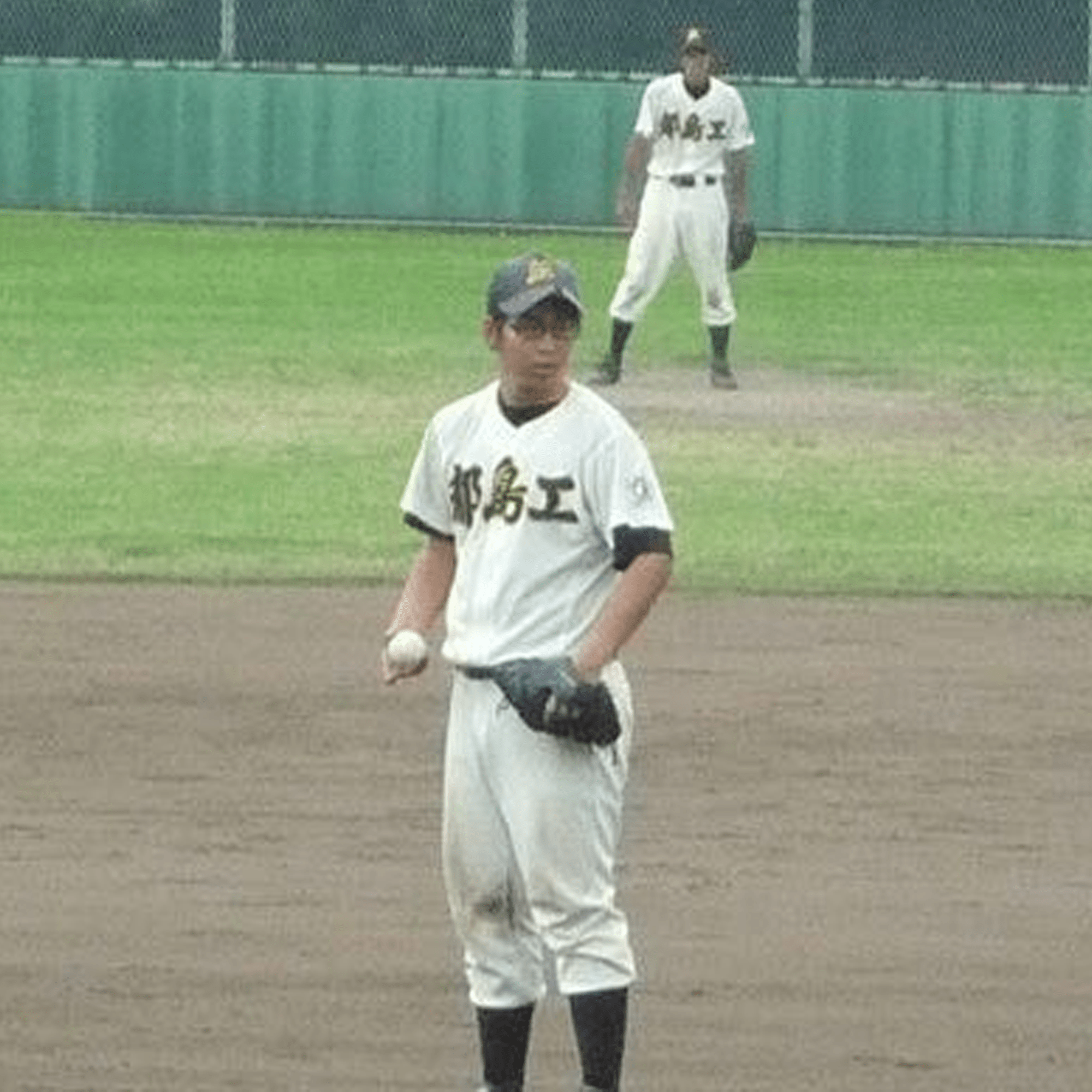 Vintage Japan Zett Koshien Osaka Miyakojima Technical High School Baseball Jersey - Sugoi JDM