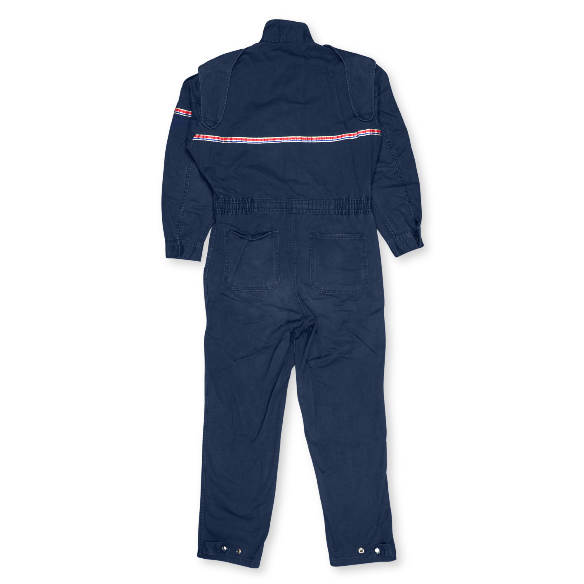 Vintage JDM Honda Racing Team World Grand Prix F1 Pit Crew Coveralls Tsunagi Blue - Sugoi JDM