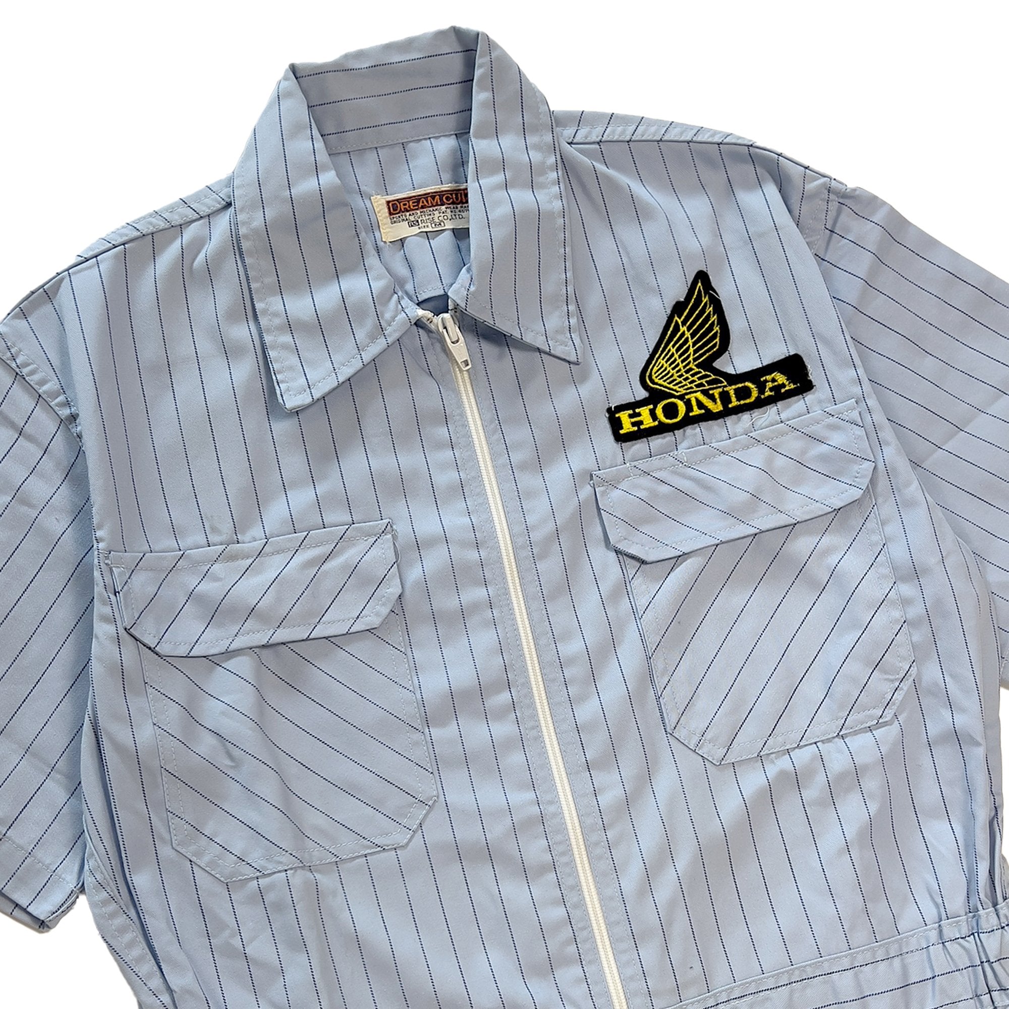 Vintage JDM Japan Honda Racing Coveralls Tsunagi Coveralls Pit Crew Suite Blue - Sugoi JDM