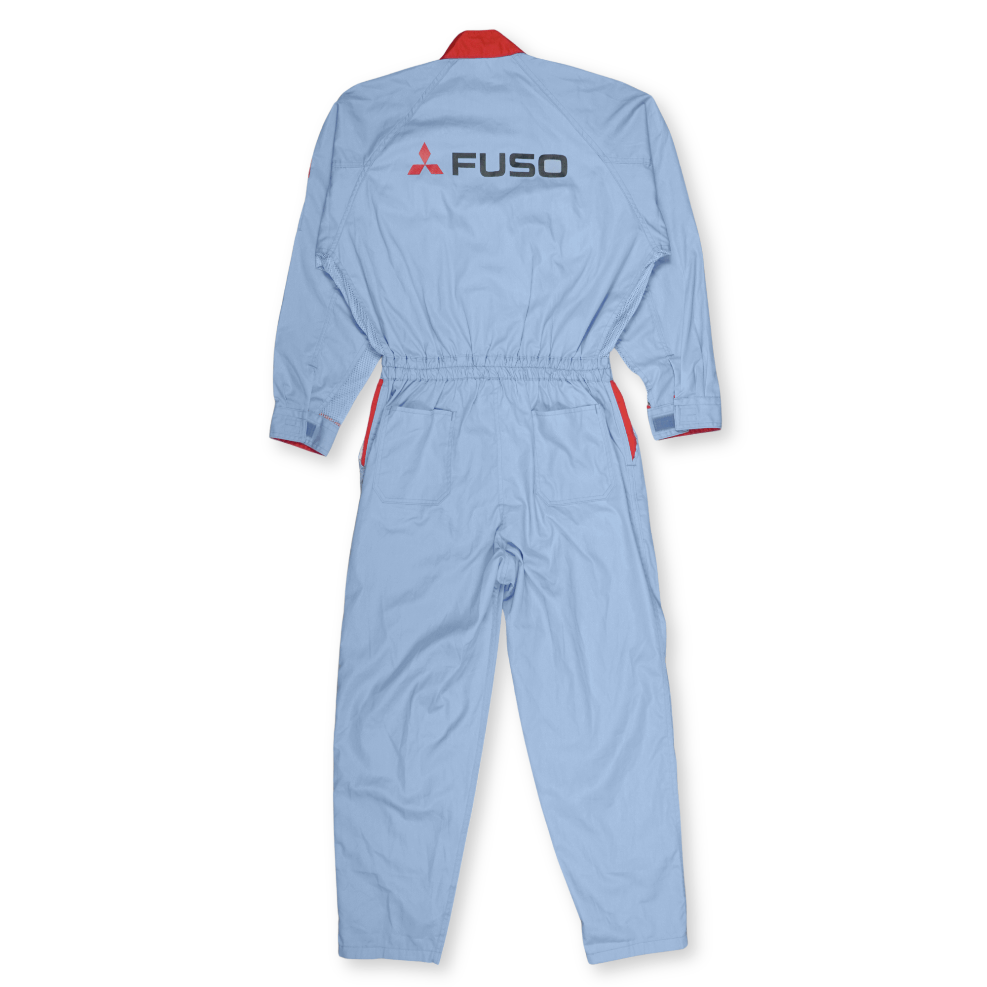 Vintage JDM Japan Mitsubishi Heavy Industries Fuso Coveralls Tsunagi Blue - Sugoi JDM