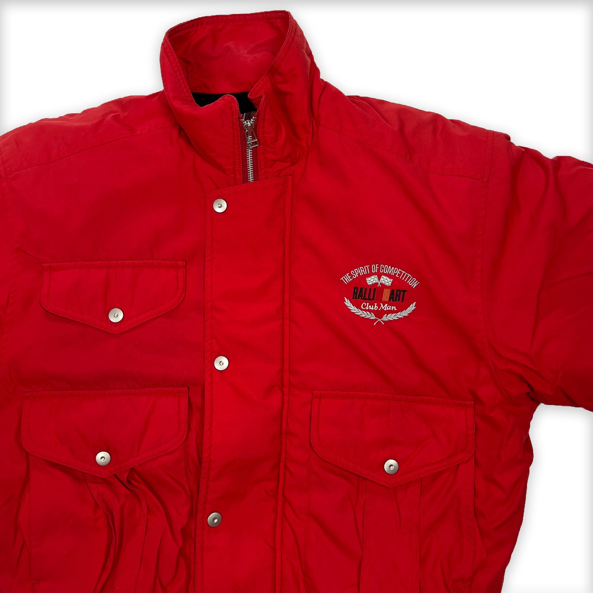 Vintage JDM Japan Mitsubishi Ralliart Racing Club Man Team Jacket - Sugoi JDM