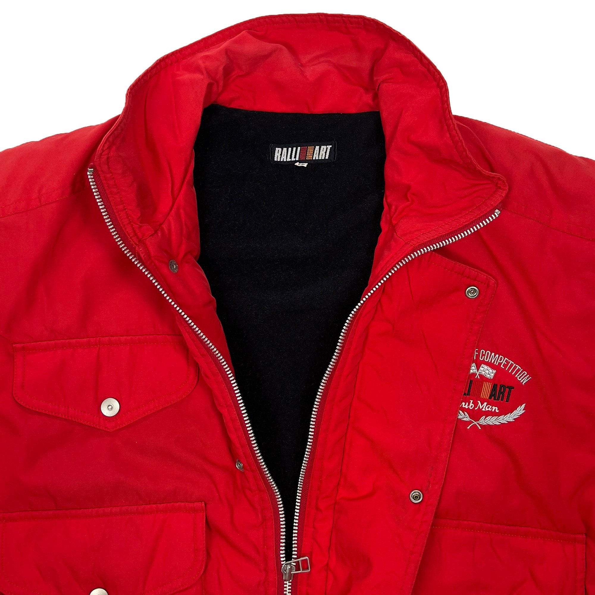 Vintage JDM Japan Mitsubishi Ralliart Racing Club Man Team Jacket - Sugoi JDM