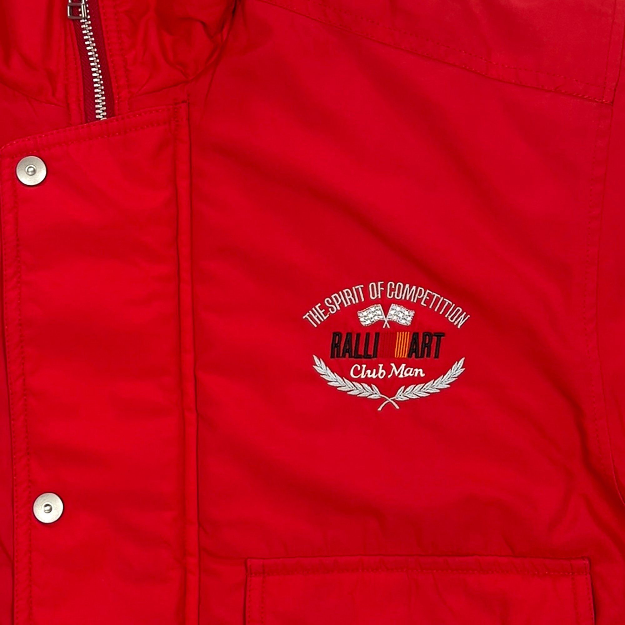 Vintage JDM Japan Mitsubishi Ralliart Racing Club Man Team Jacket - Sugoi JDM