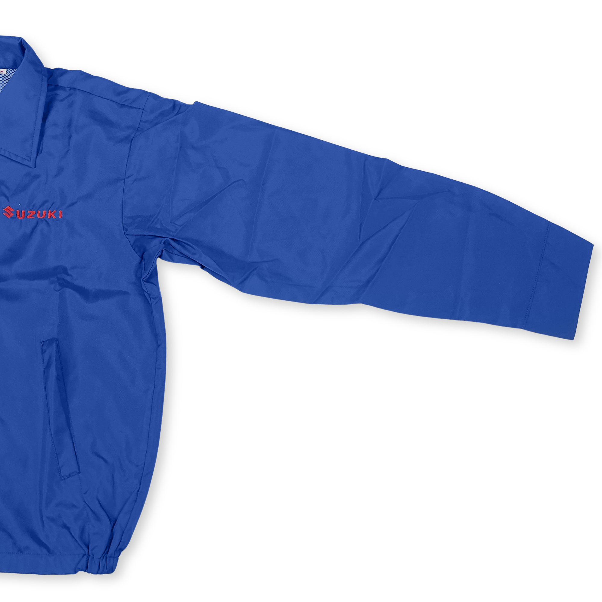 Vintage Showa Era 1970s JDM Japan Suzuki Staff Jacket Blue - Sugoi JDM