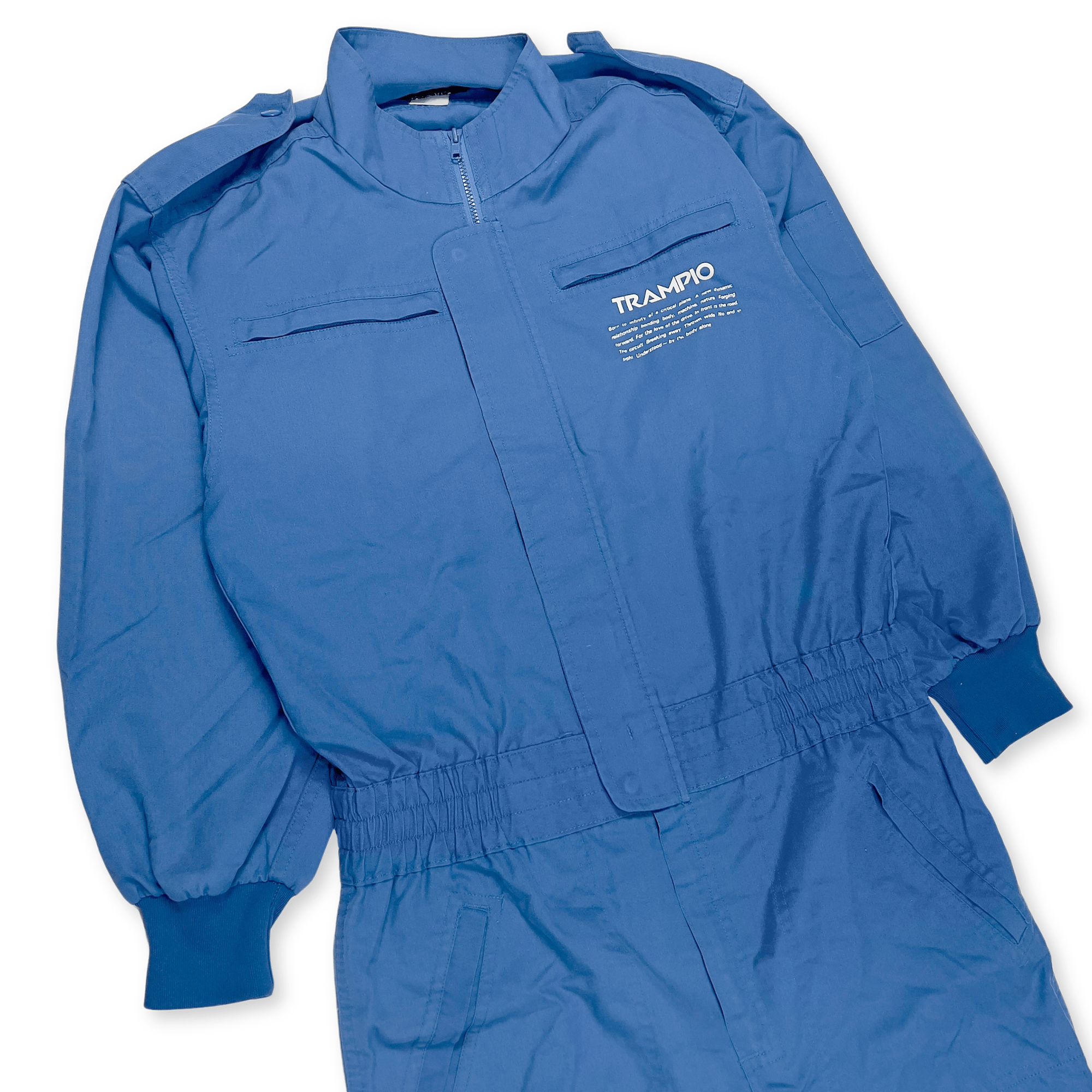 Vintage Showa Era 1990s Trampio Sports Motoring Racing Pit Crew Tsunagi Coveralls - Sugoi JDM