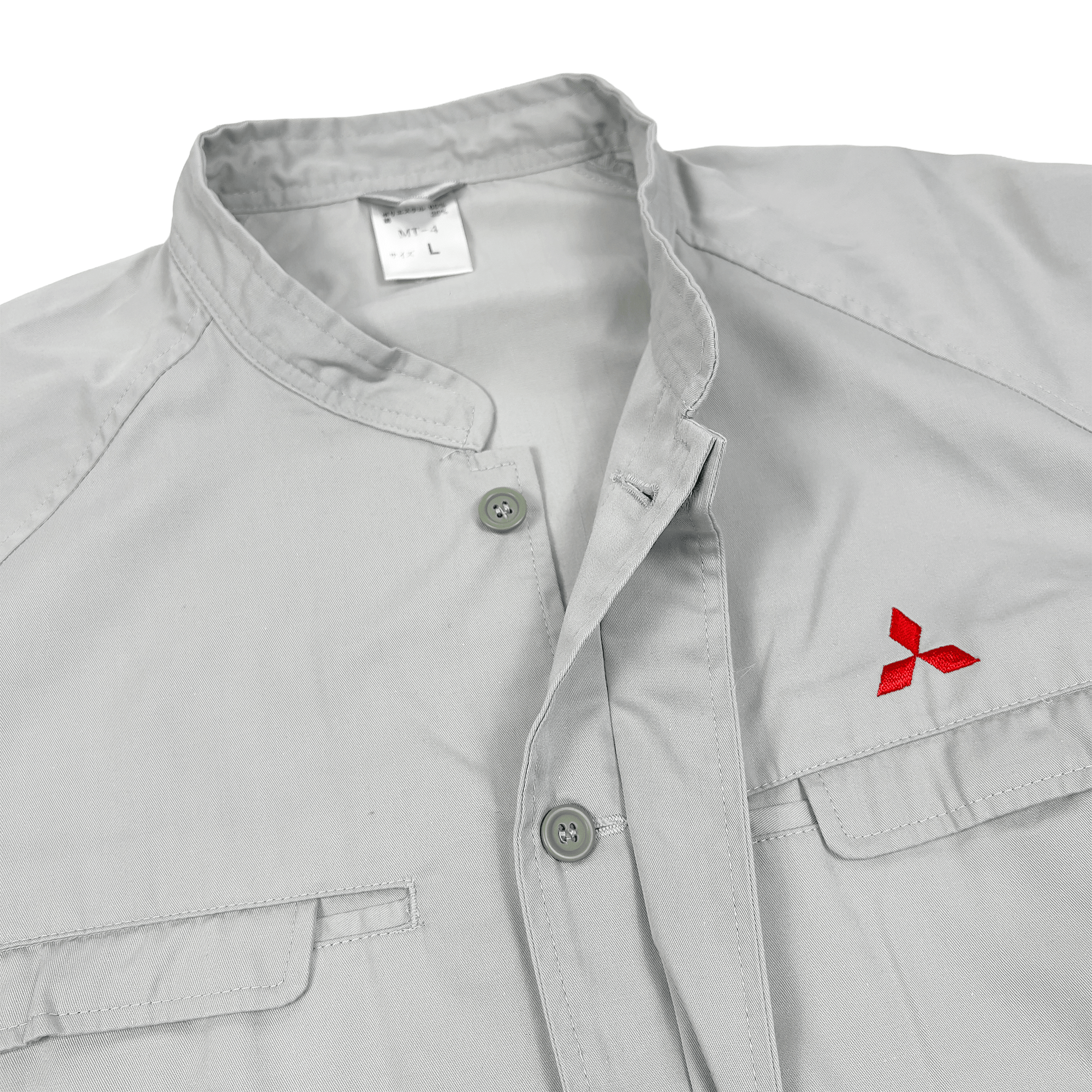 Vintage Showa Era Genuine Japan JDM Mitsubishi Motors Staff Jacket Grey - Sugoi JDM