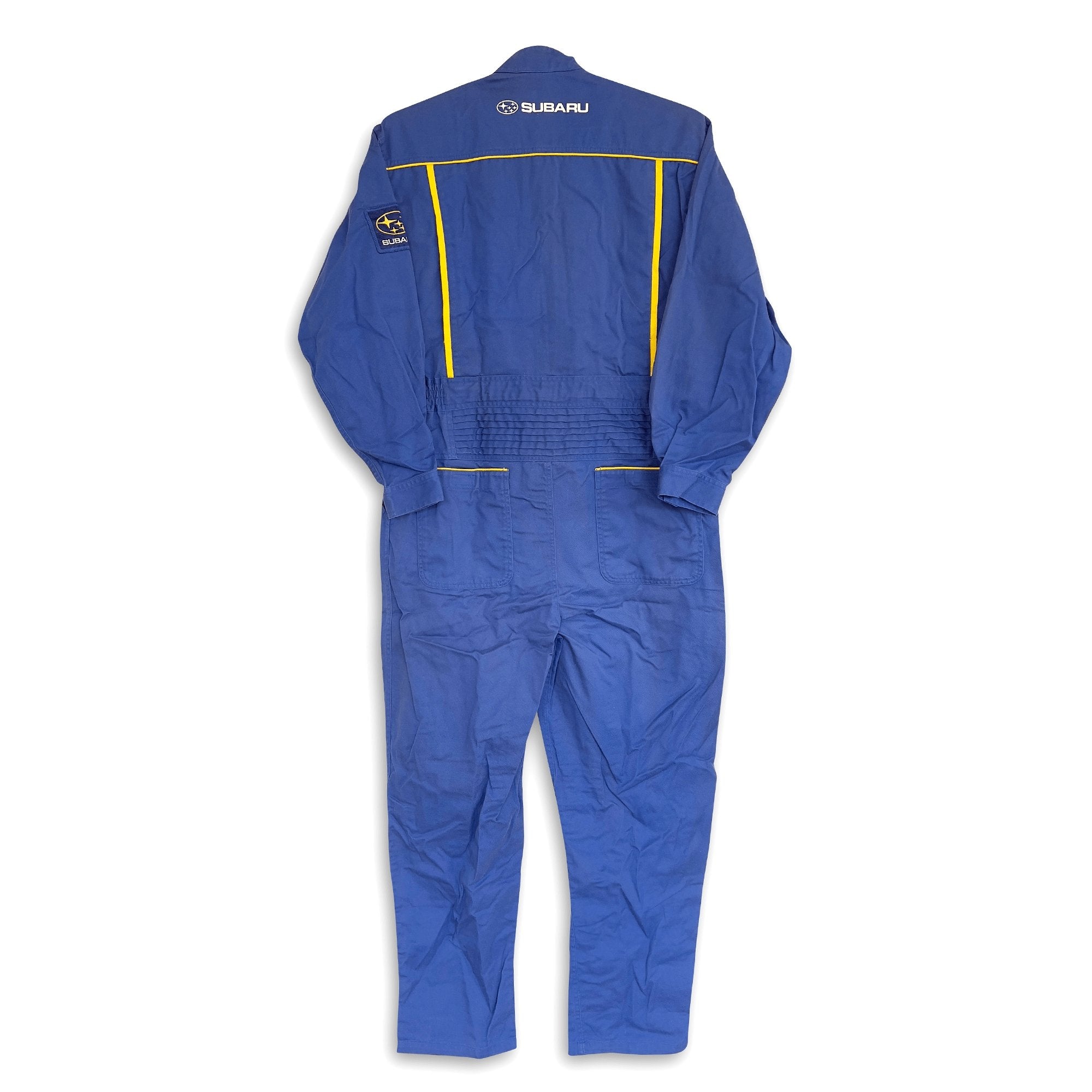 Authentic Retro JDM Japan Subaru Mechanic Tsunagi Coveralls Blue - Sugoi JDM