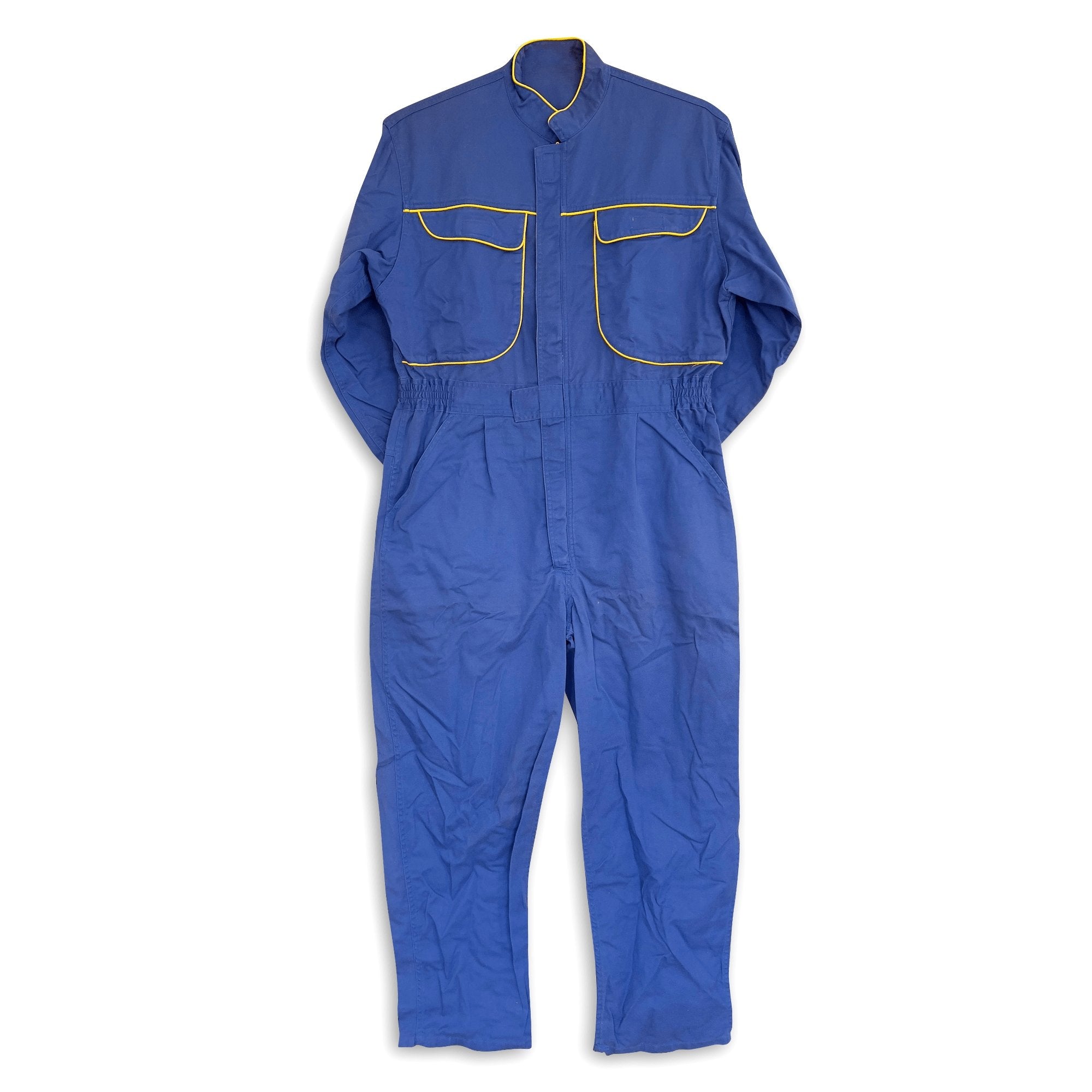 Authentic Retro JDM Japan Subaru Mechanic Tsunagi Coveralls Blue - Sugoi JDM