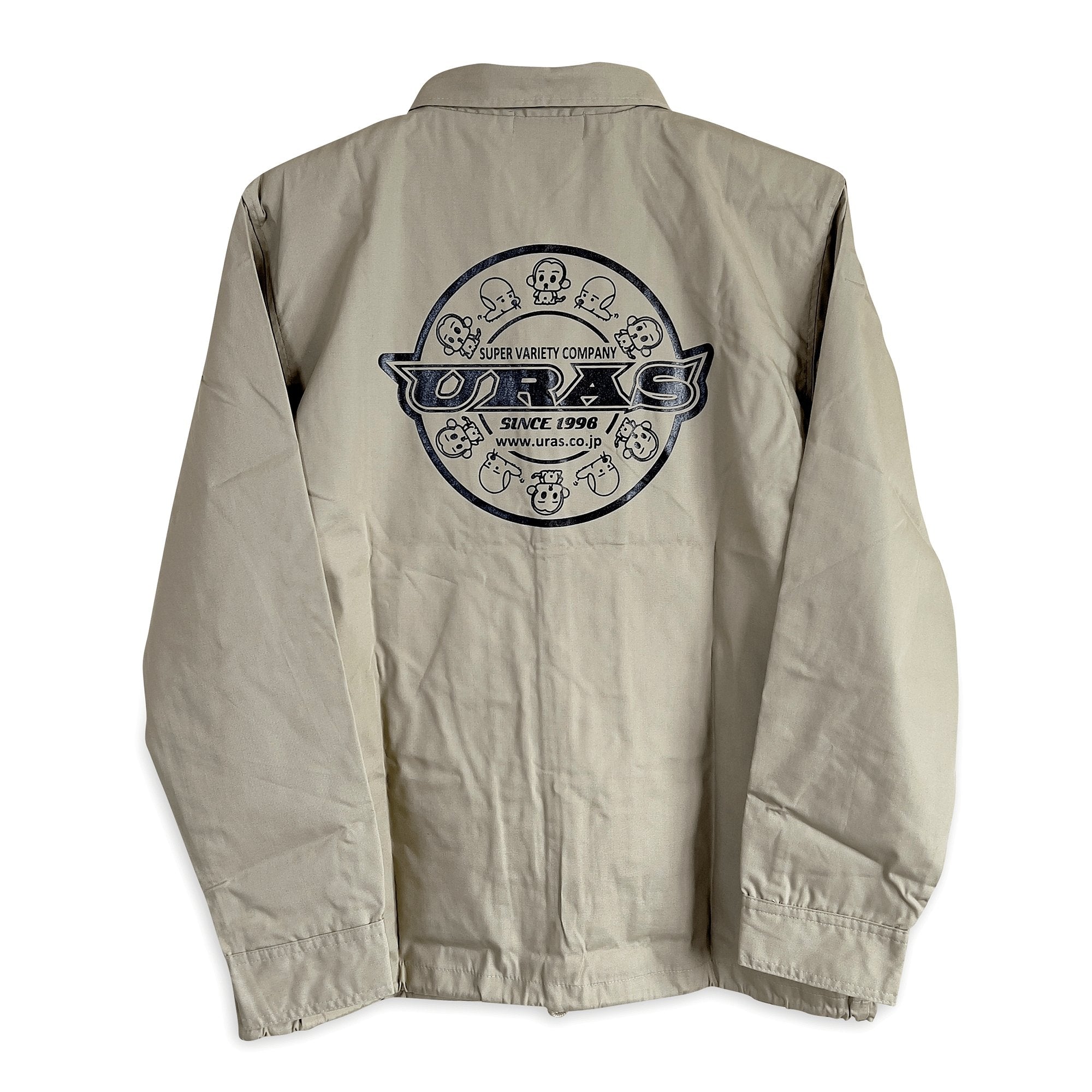 Authentic Retro JDM URAS Racing D1GP Nomuken Design Coach's Jacket Brown - Sugoi JDM