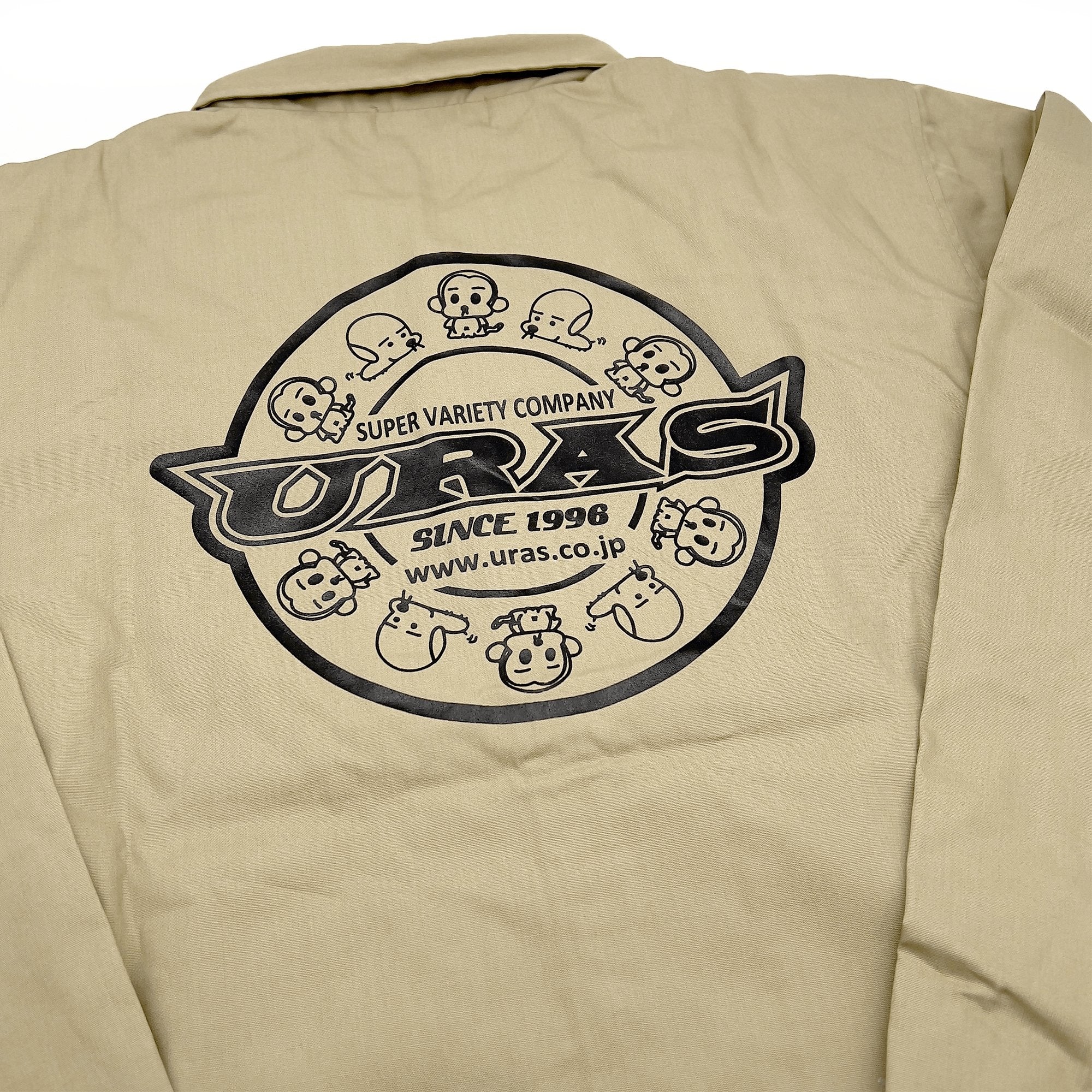 Authentic Retro JDM URAS Racing D1GP Nomuken Design Coach's Jacket Brown - Sugoi JDM